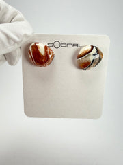 Sobral - Carmelo "Wave" Resin Earrings ( 005330 )