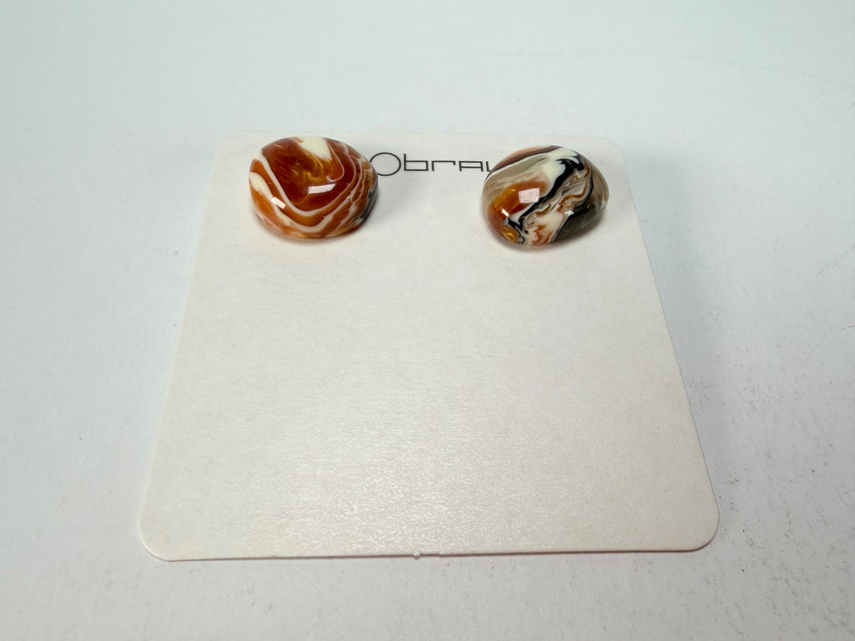 Sobral - Carmelo "Wave" Resin Earrings ( 005330 )