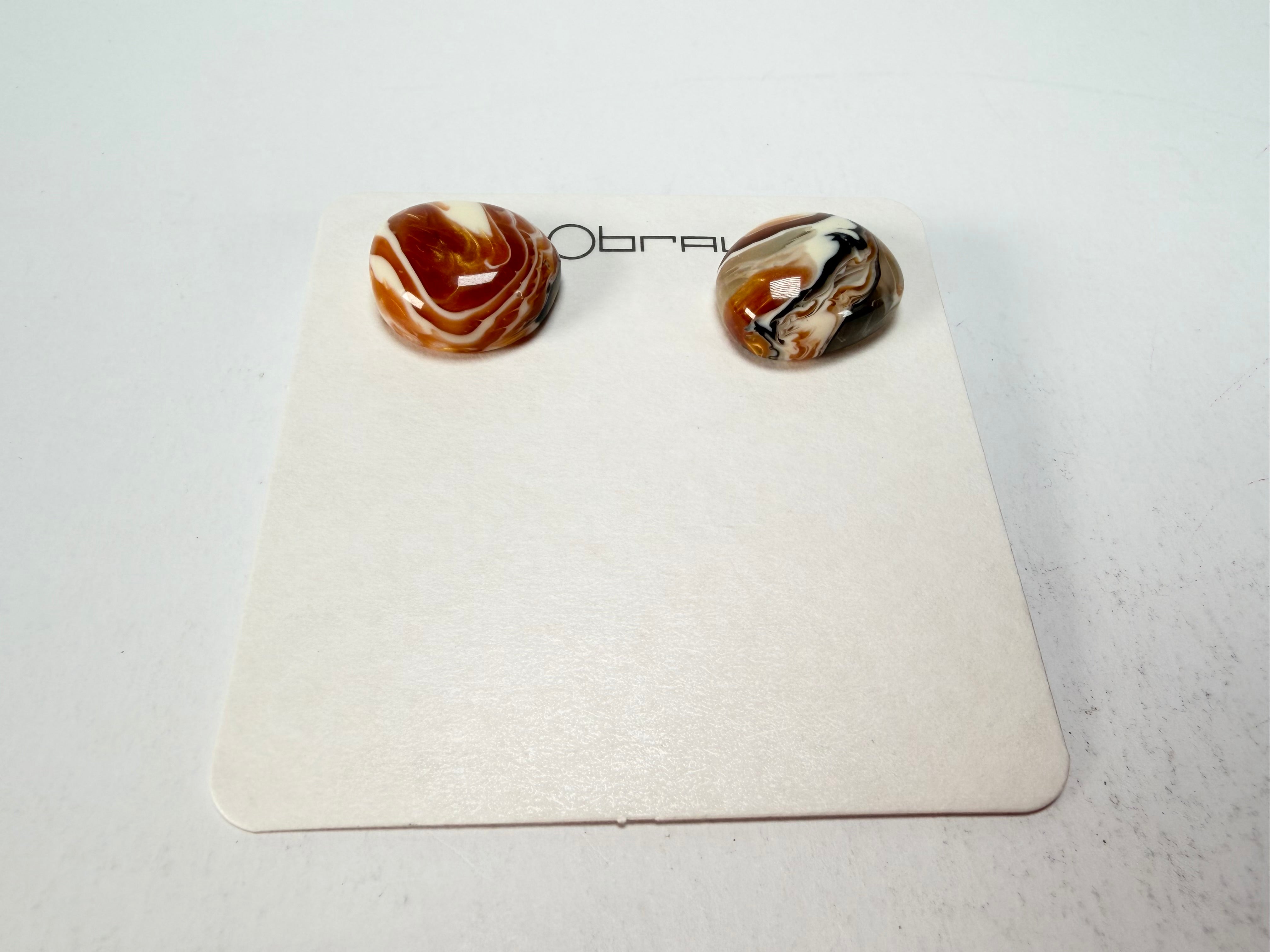 Sobral - Carmelo "Wave" Resin Earrings ( 005330 )