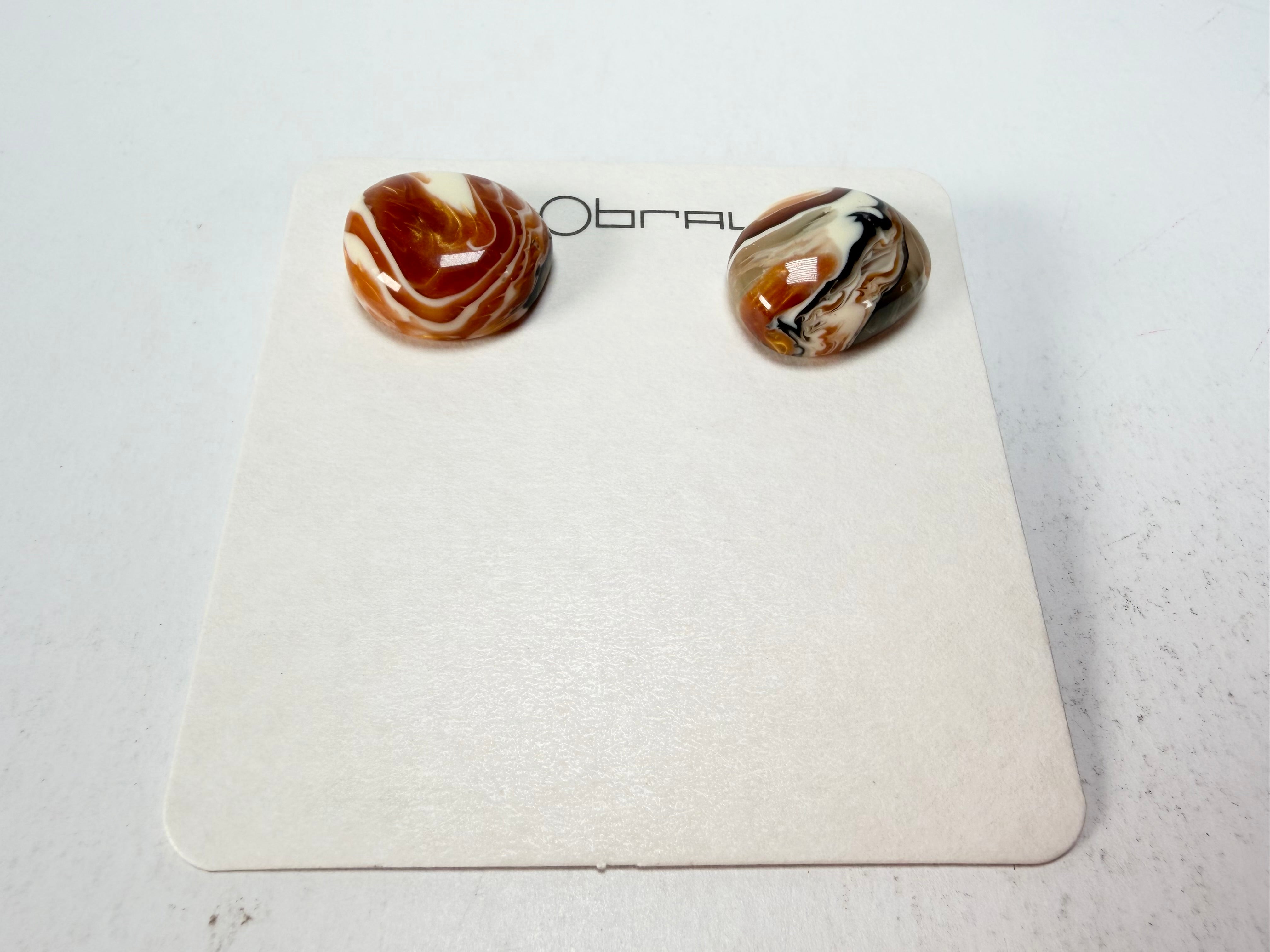 Sobral - Carmelo "Wave" Resin Earrings ( 005330 )