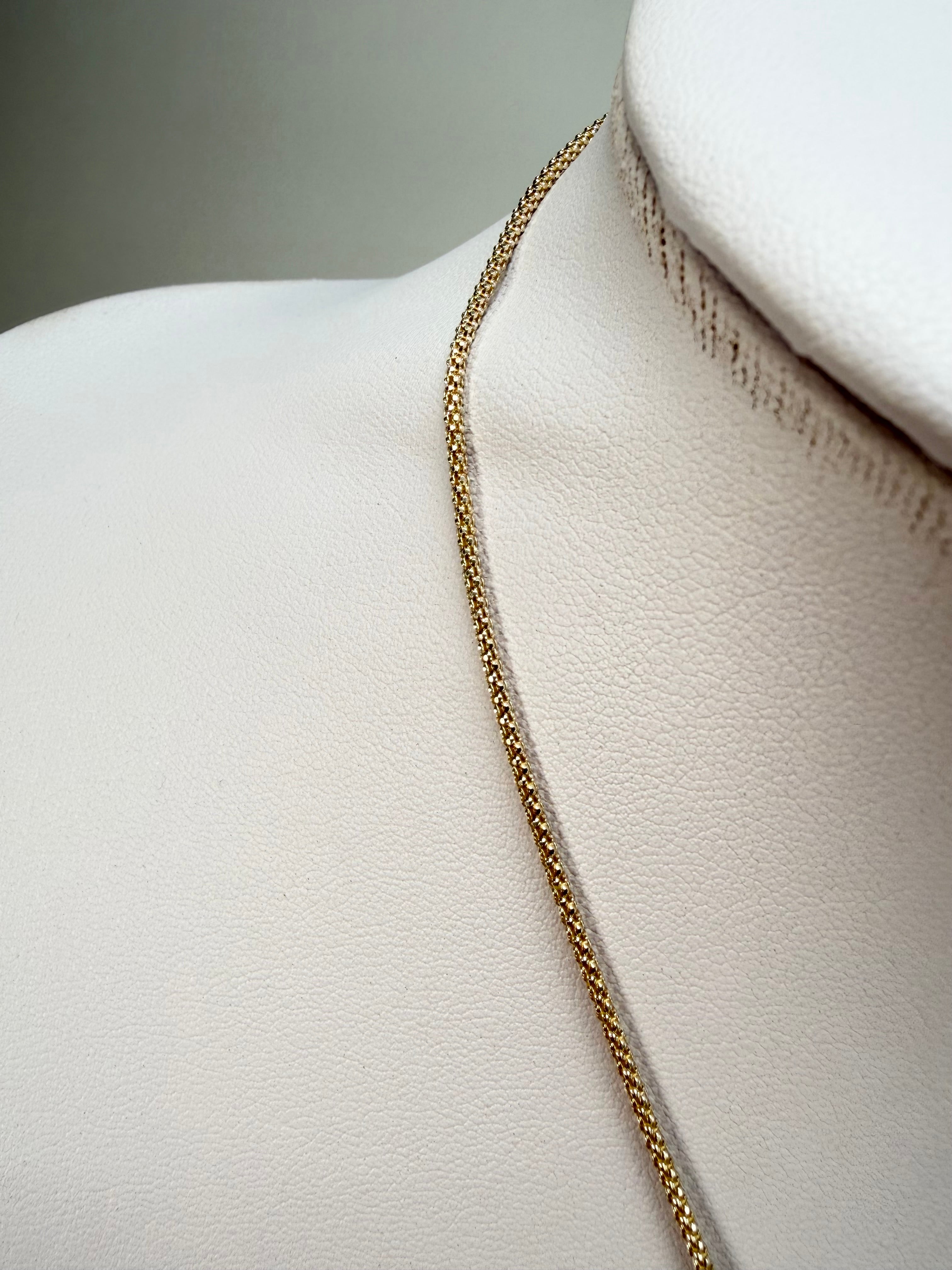 Sobral - Carmelo "Vague" Resin AG Sliver Necklace ( 005328 )