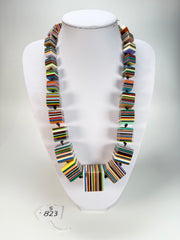 Sobral - Pop Art "K" Multi Cubes Resin Necklace ( 003624 )