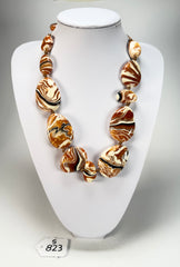 Sobral - Carmelo "Onda Lisi" Resin Necklace ( 004578 )