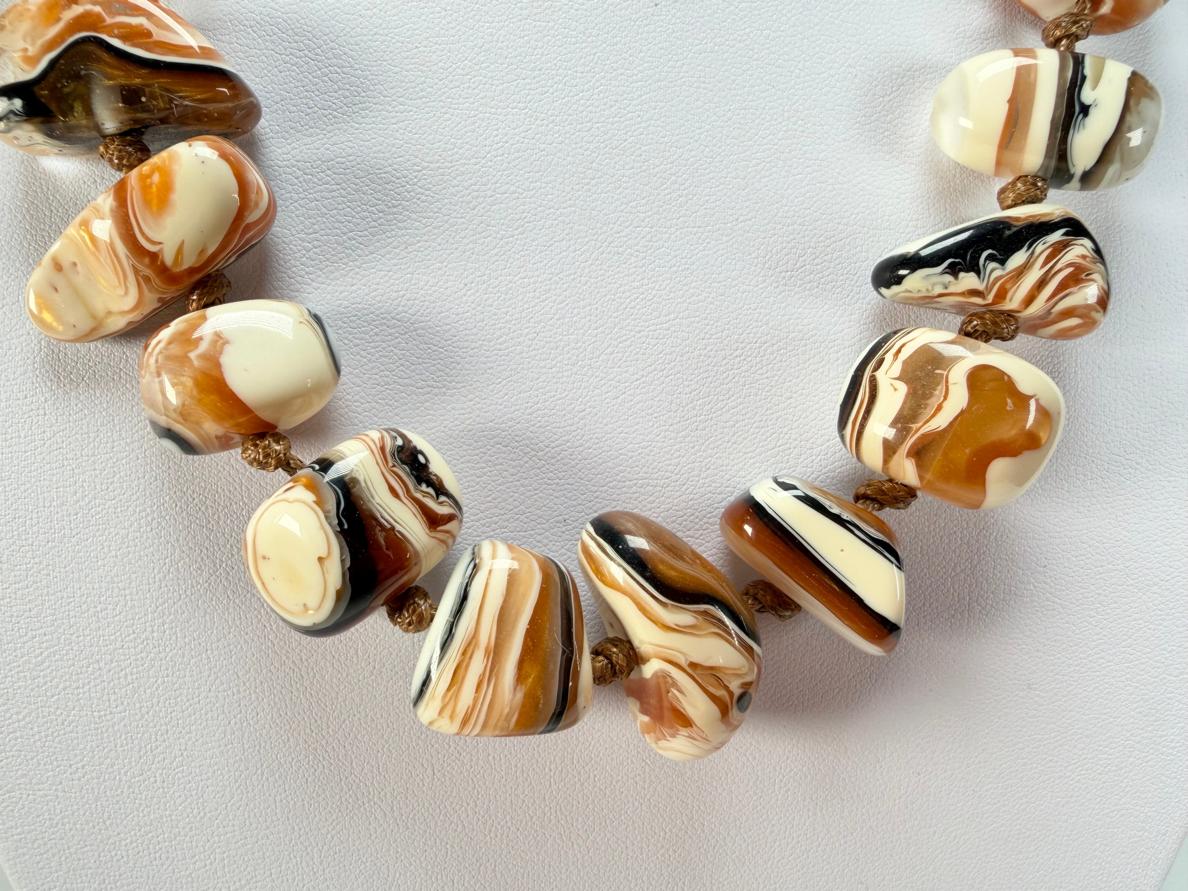 Sobral - Carmelo "Onda" Resin Necklace ( 005334 )