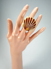 Sobral - Búzios "Praia dos Amores" Resin Ring ( 000000 ) - Size UK N / US 6.5