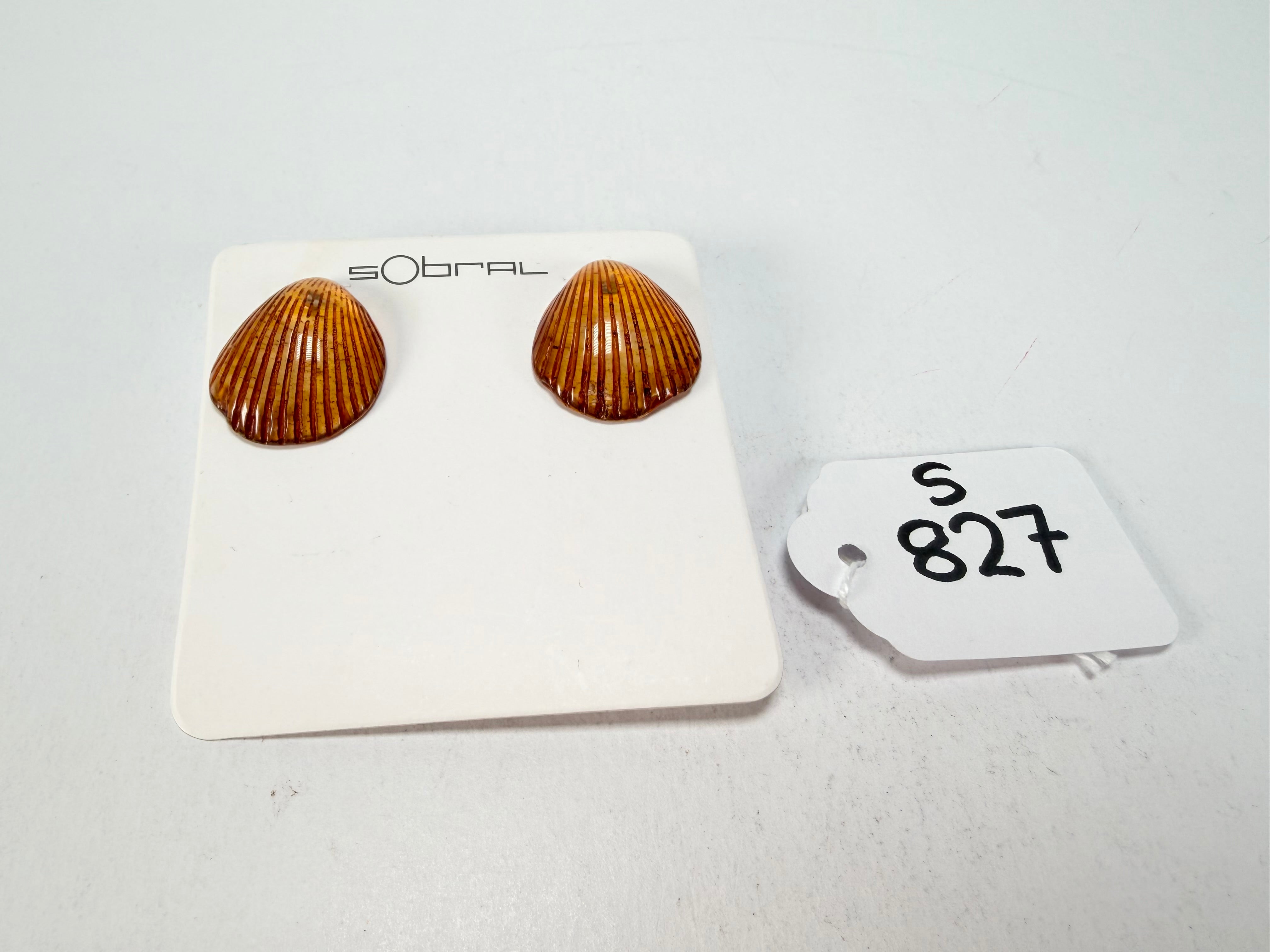 Sobral - Búzios "Praia de Geribá" Resin Earrings ( 000000 )