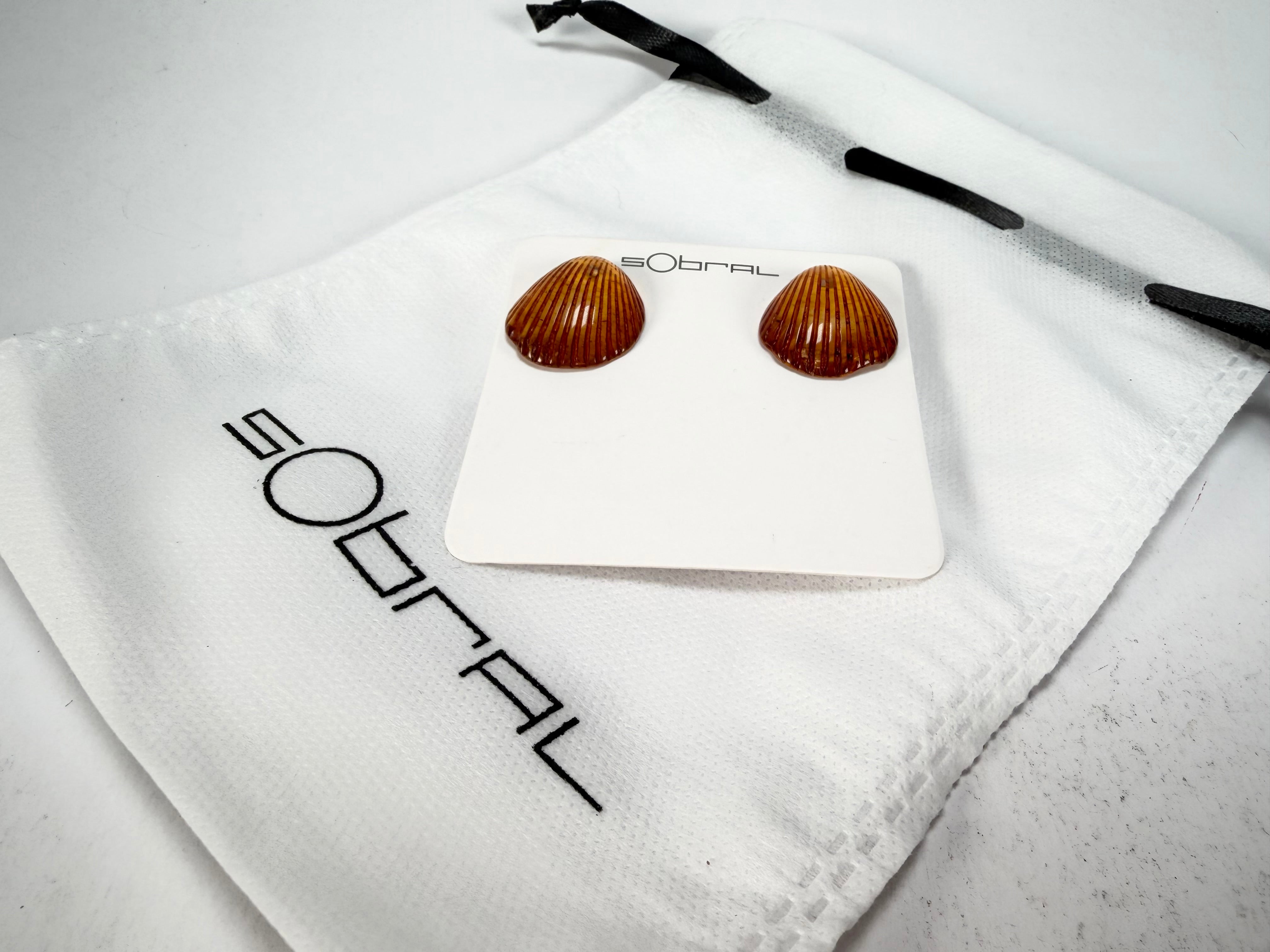 Sobral - Búzios "Praia de Geribá" Resin Earrings ( 000000 )