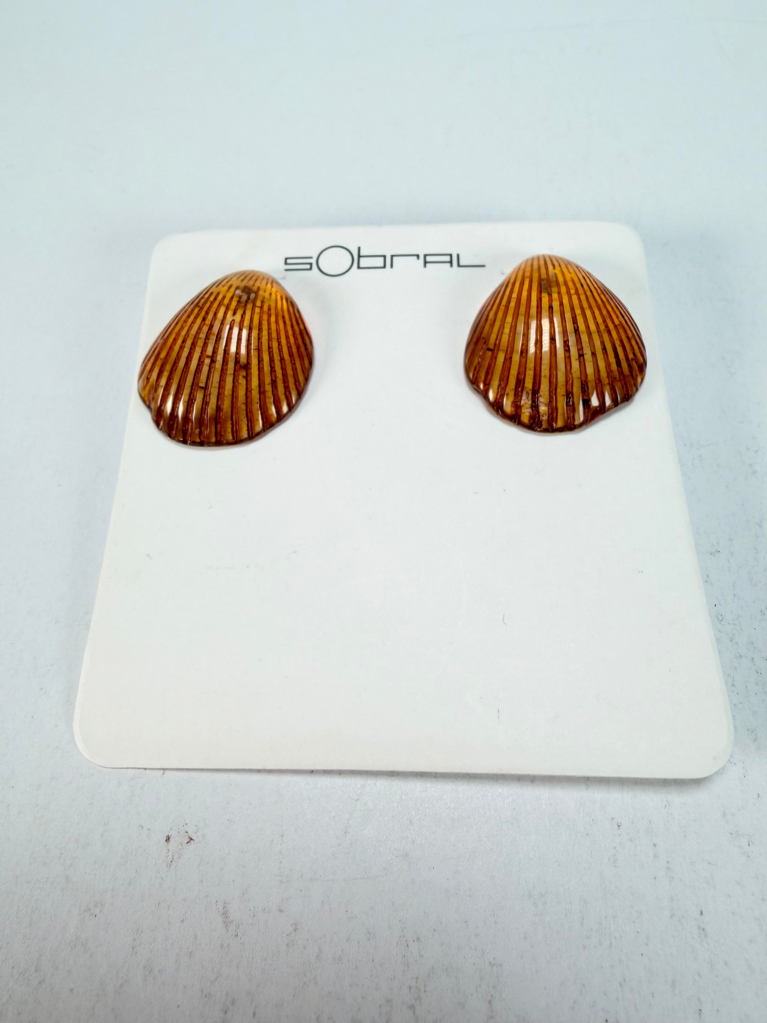 Sobral - Búzios "Praia de Geribá" Resin Earrings ( 000000 )
