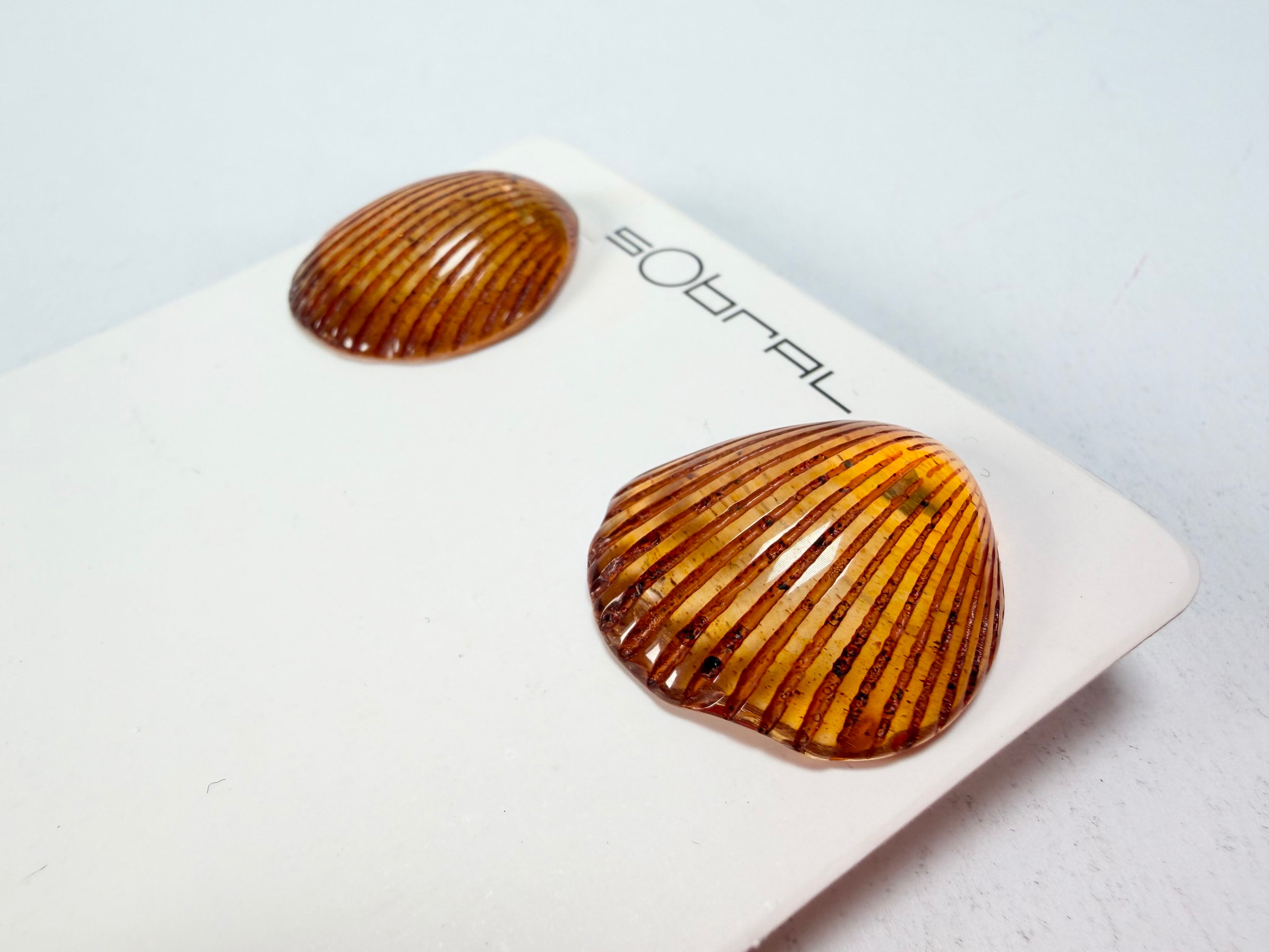 Sobral - Búzios "Praia de Geribá" Resin Earrings ( 000000 )