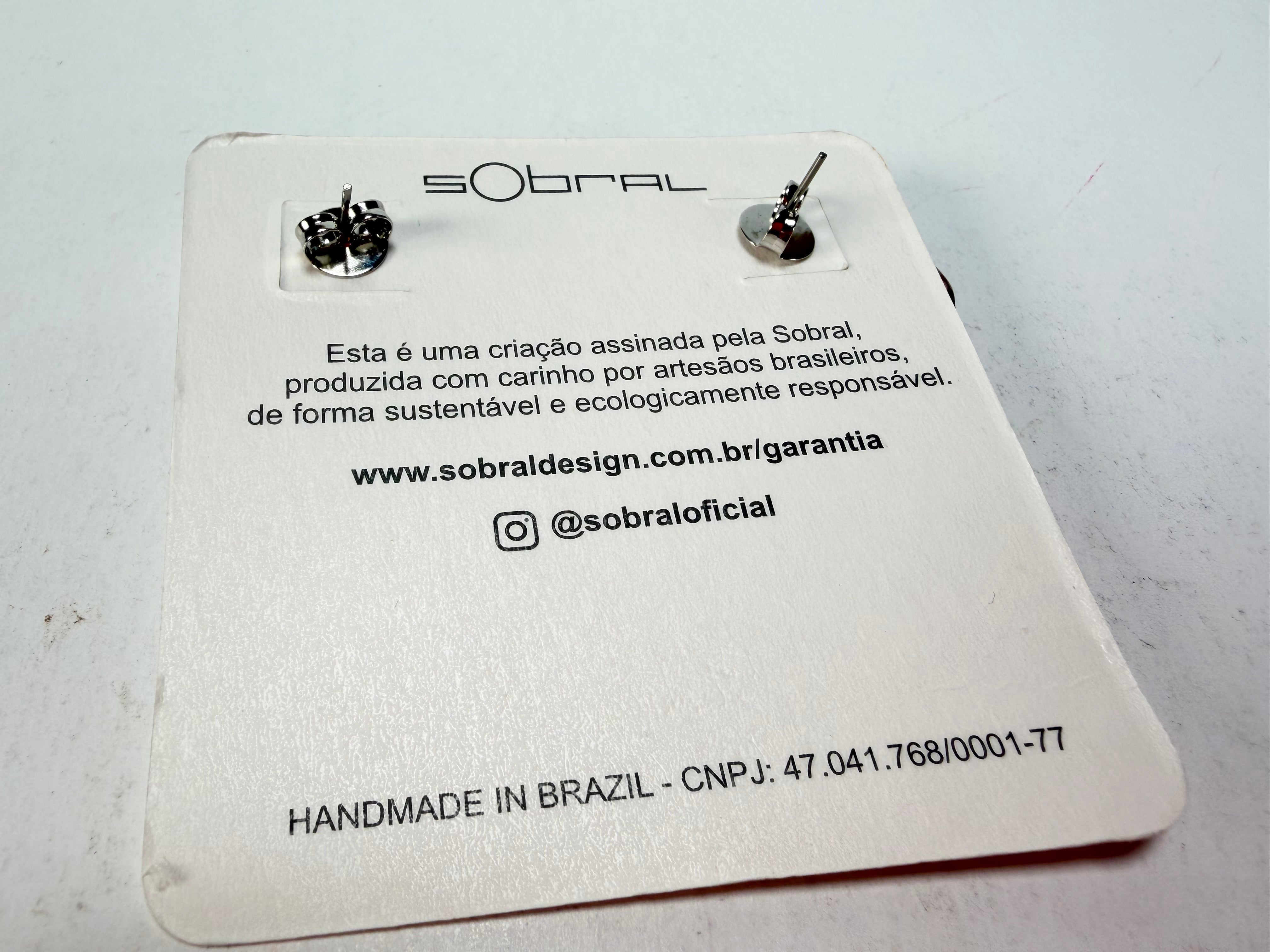 Sobral - Búzios "Praia de Geribá" Resin Earrings ( 000000 )