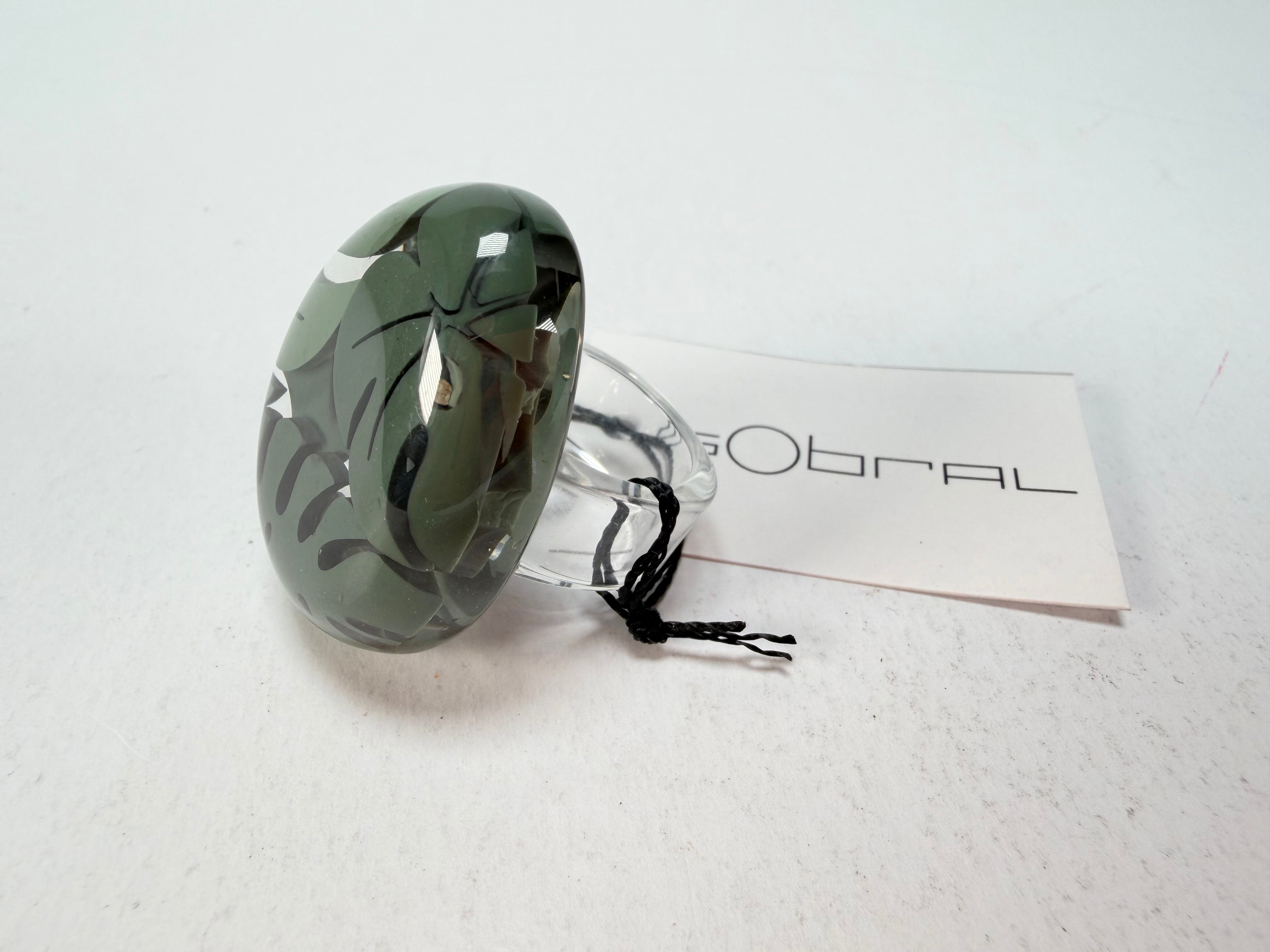 Sobral - Costela de Adão "Eva" Resin Ring ( 005528 ) - Size UK N / US 7