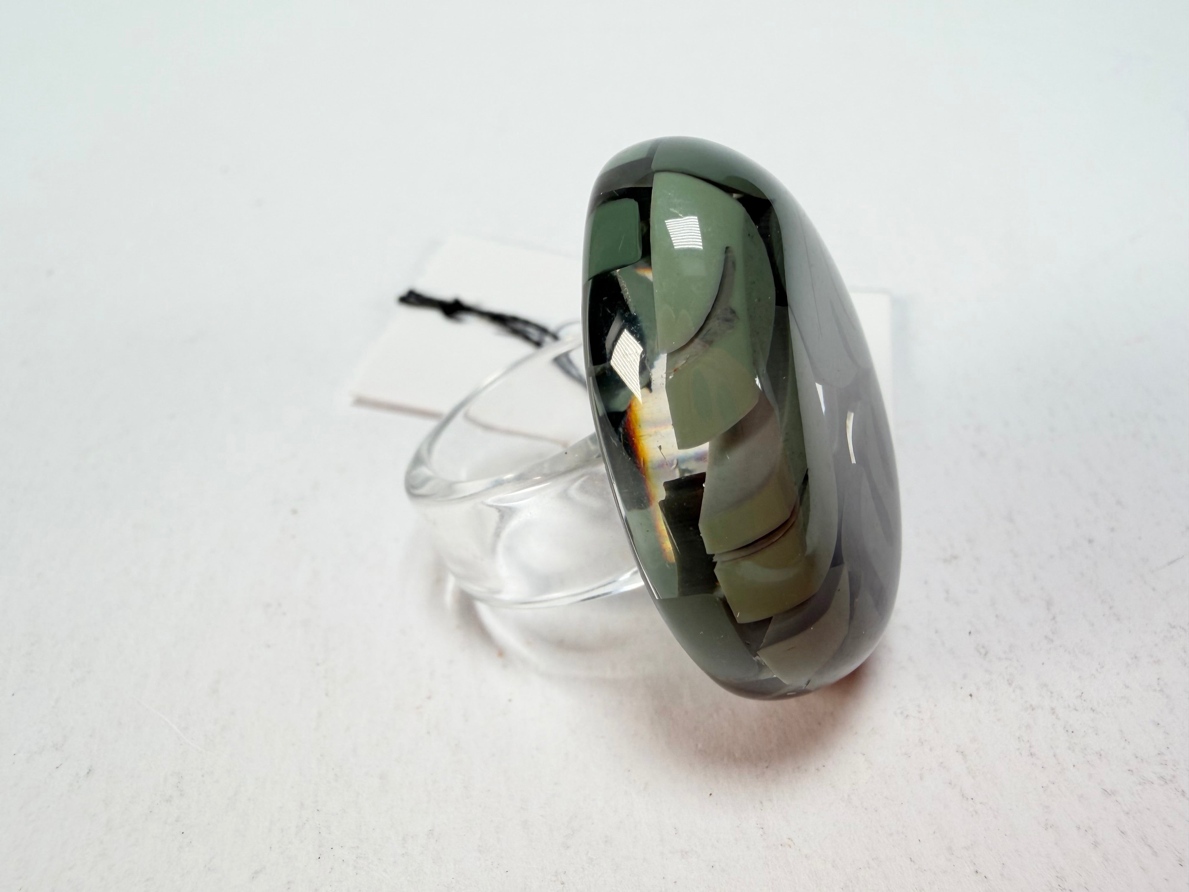 Sobral - Costela de Adão "Eva" Resin Ring ( 005528 ) - Size UK N / US 7