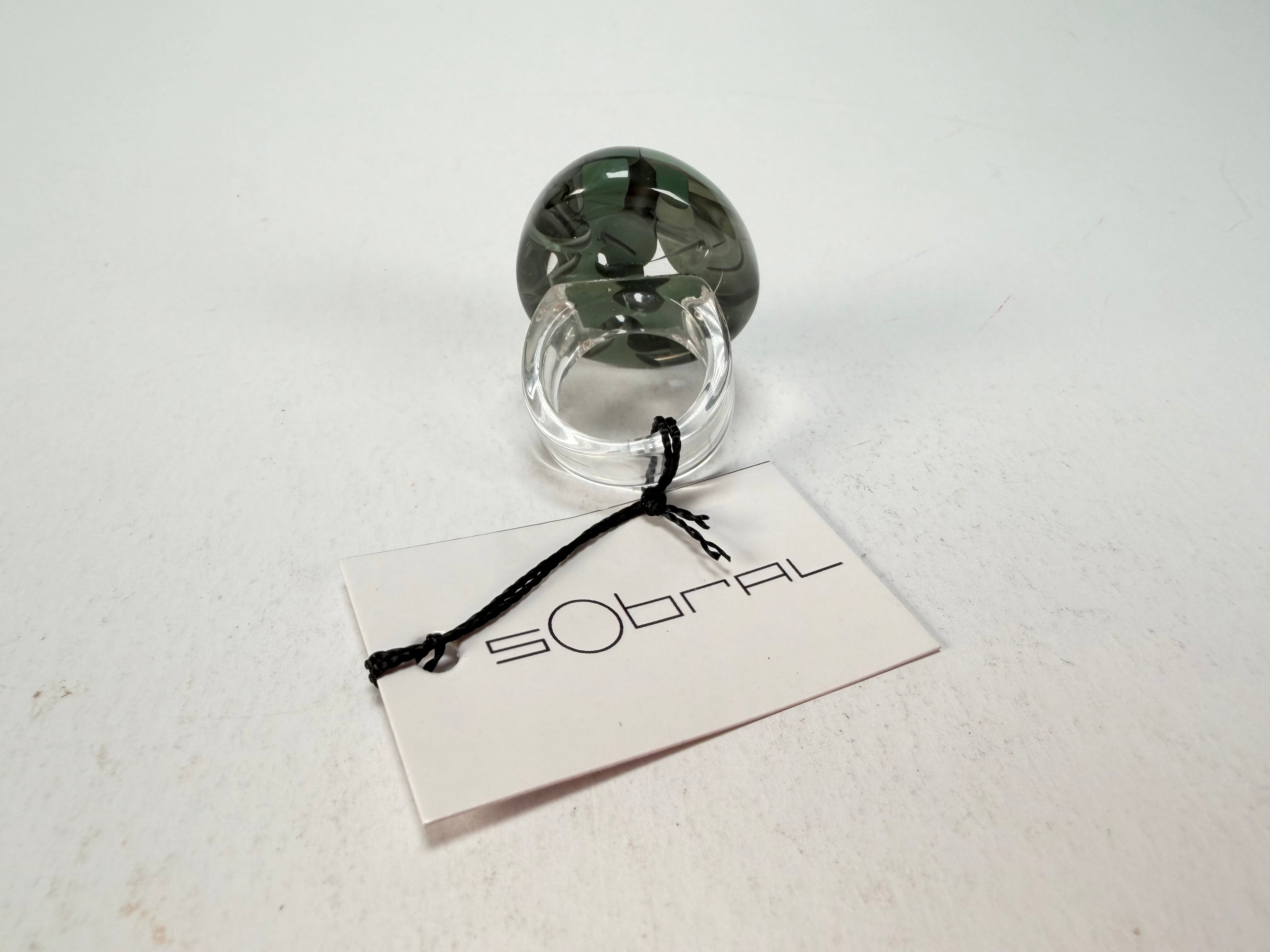 Sobral - Costela de Adão "Eva" Resin Ring ( 005528 ) - Size UK N / US 7