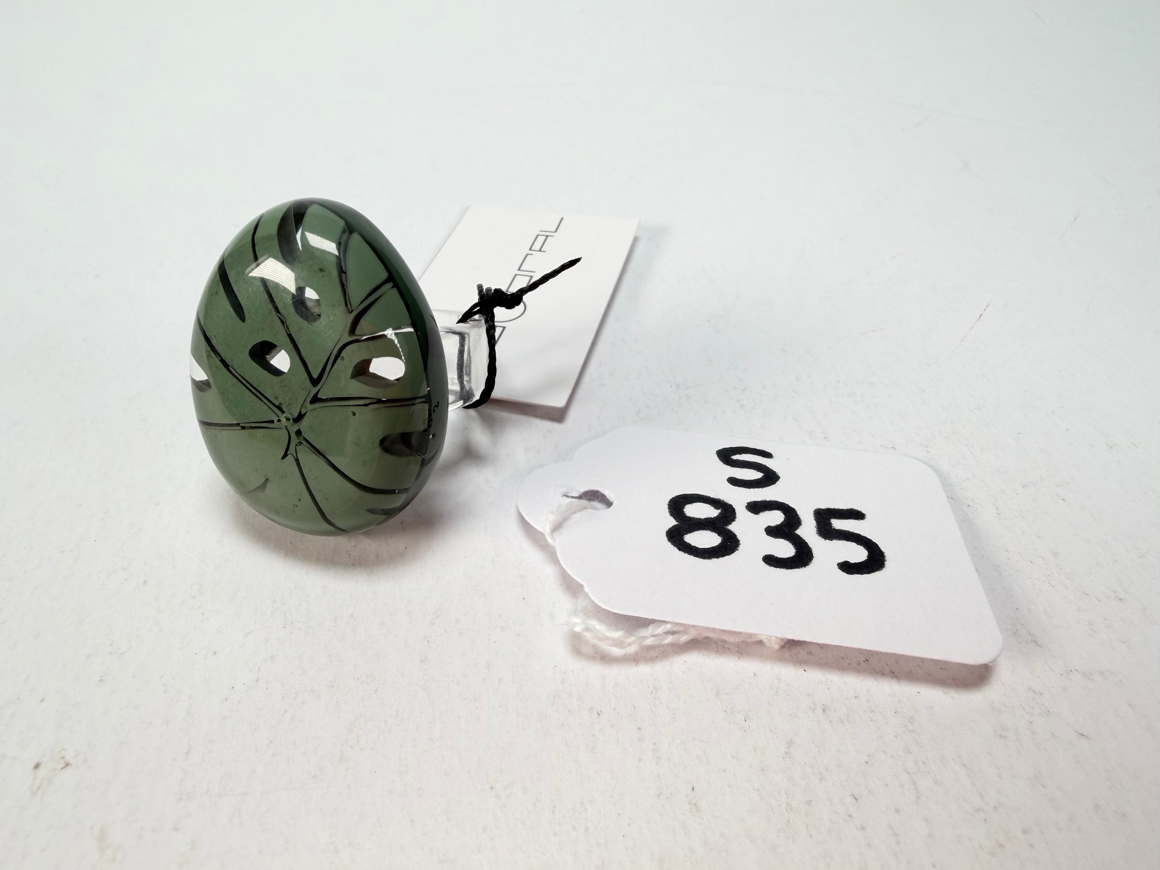 Sobral - Costela de Adão "Eva" Resin Ring ( 005528 ) - Size UK Q / US 8