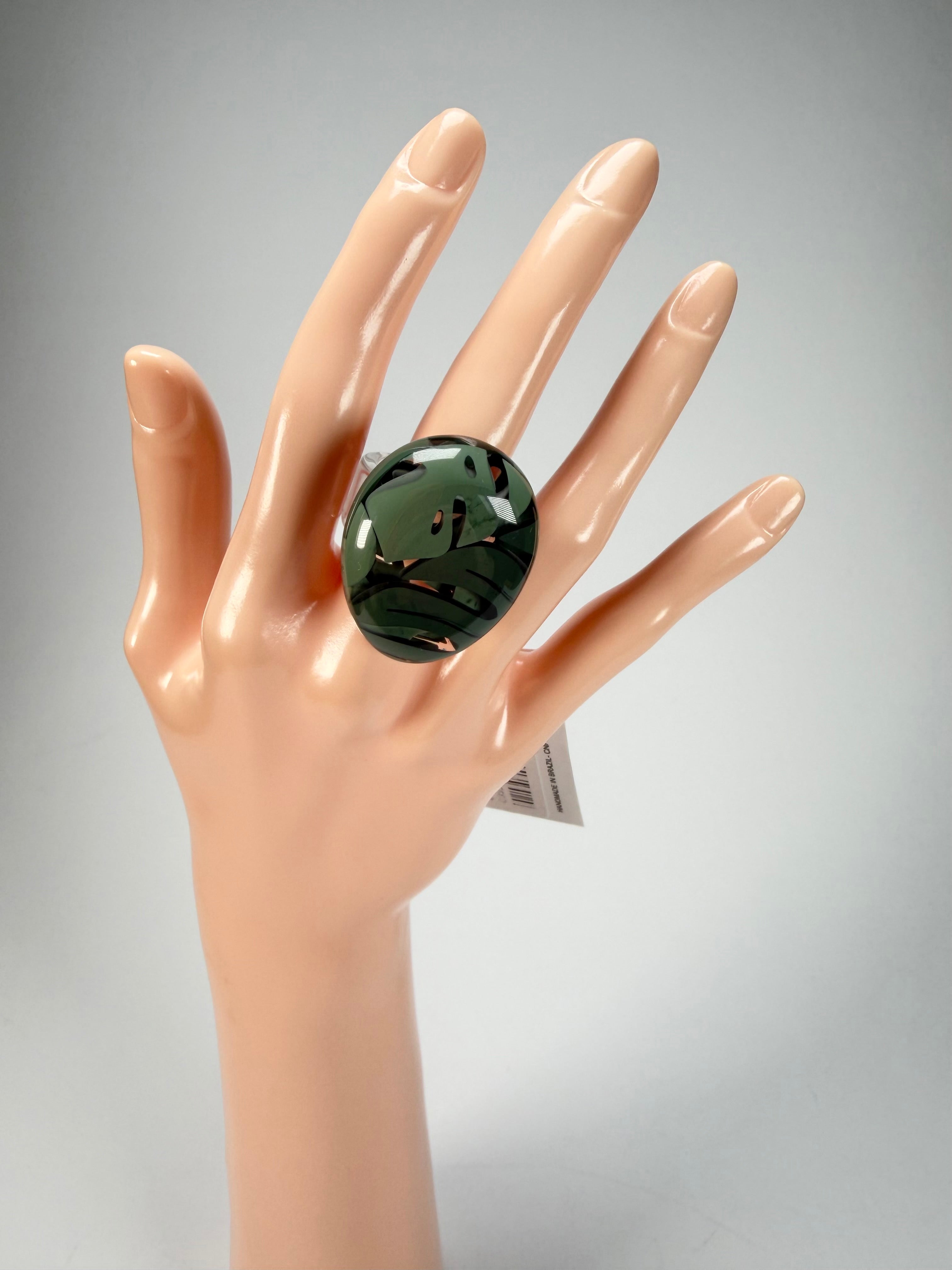 Sobral - Costela de Adão "Eva" Resin Ring ( 005528 ) - Size UK S / US 9