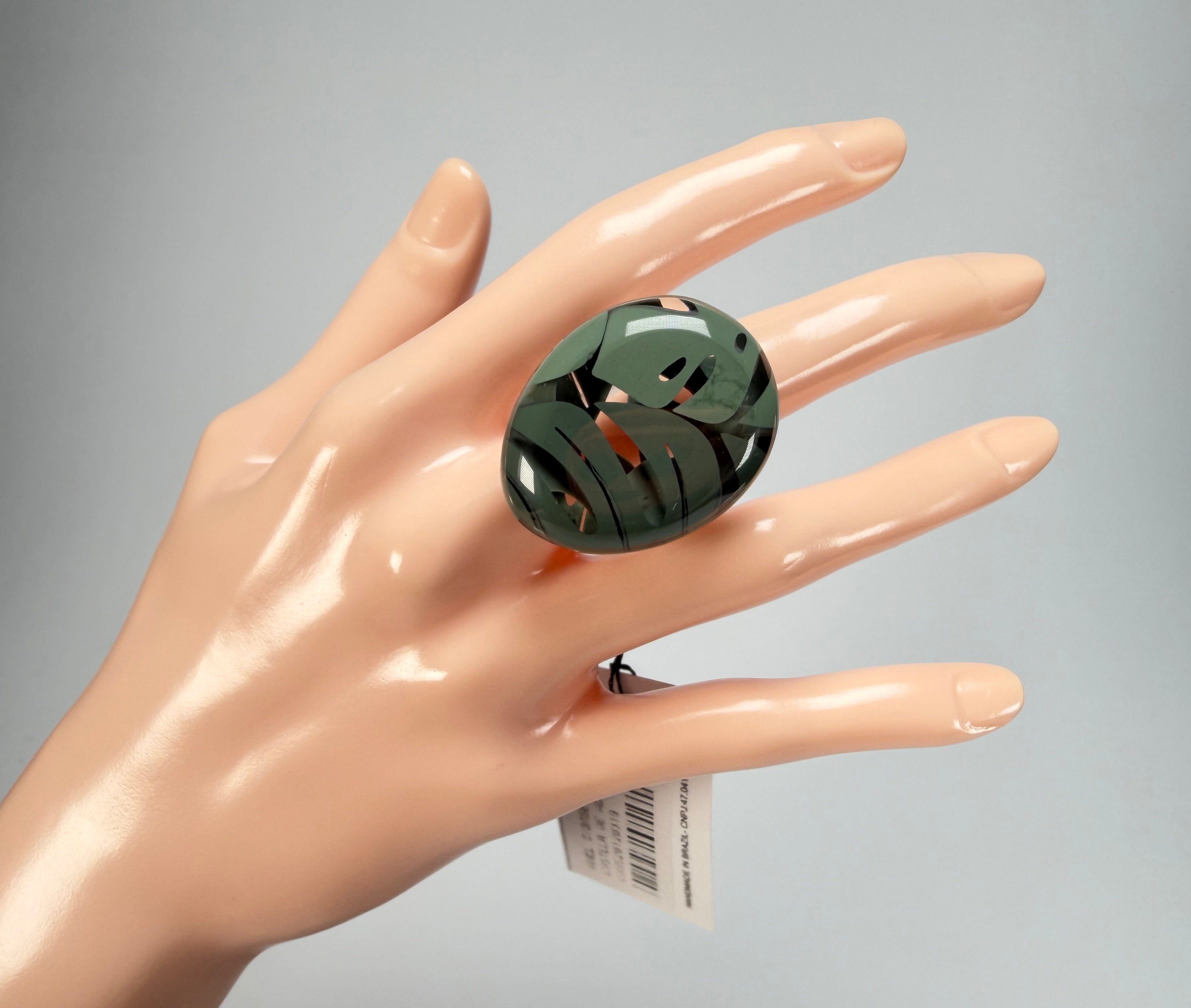 Sobral - Costela de Adão "Eva" Resin Ring ( 005528 ) - Size UK S / US 9