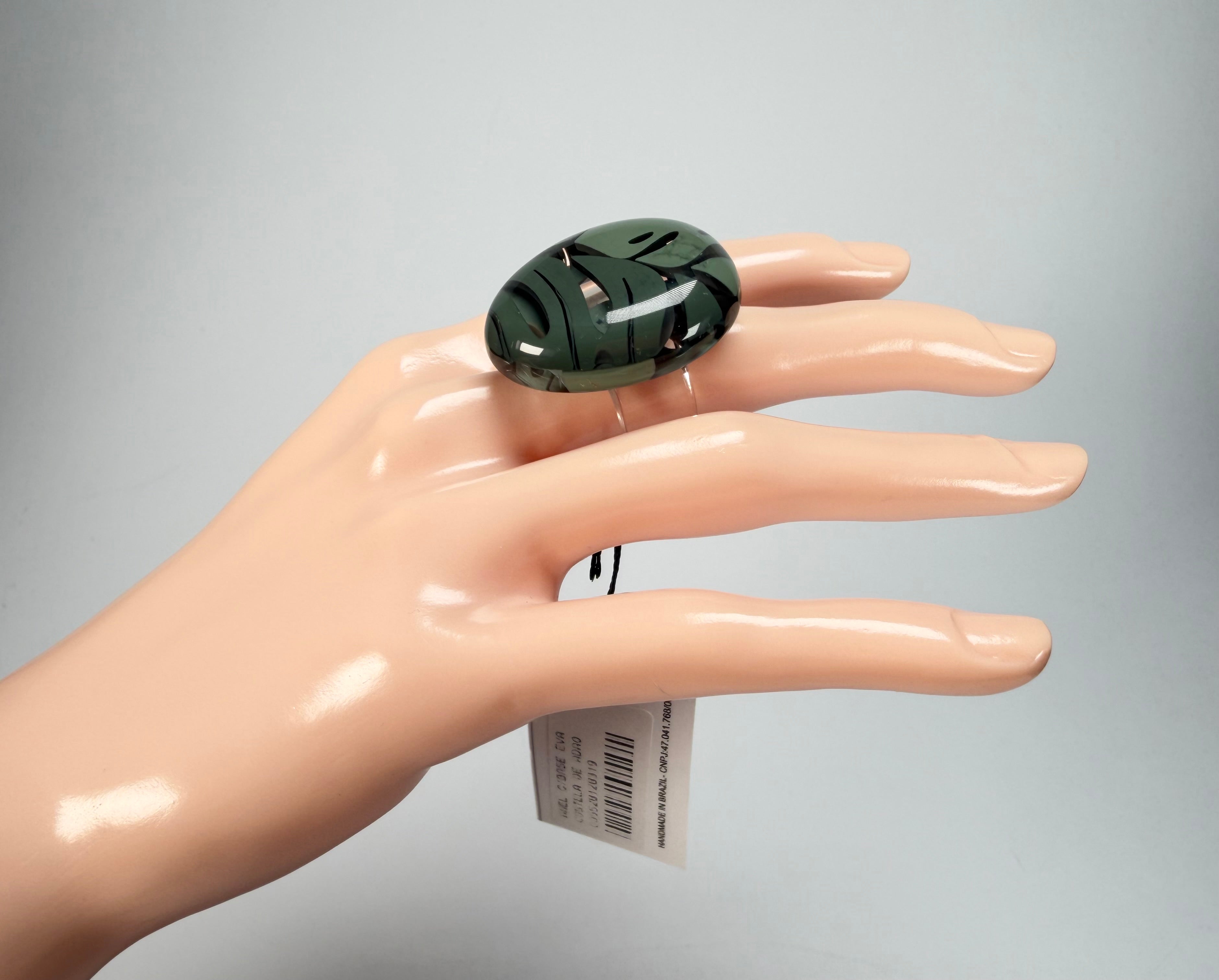 Sobral - Costela de Adão "Eva" Resin Ring ( 005528 ) - Size UK S / US 9