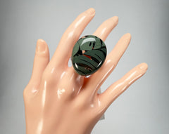 Sobral - Costela de Adão "Eva" Resin Ring ( 005528 ) - Size UK S / US 9