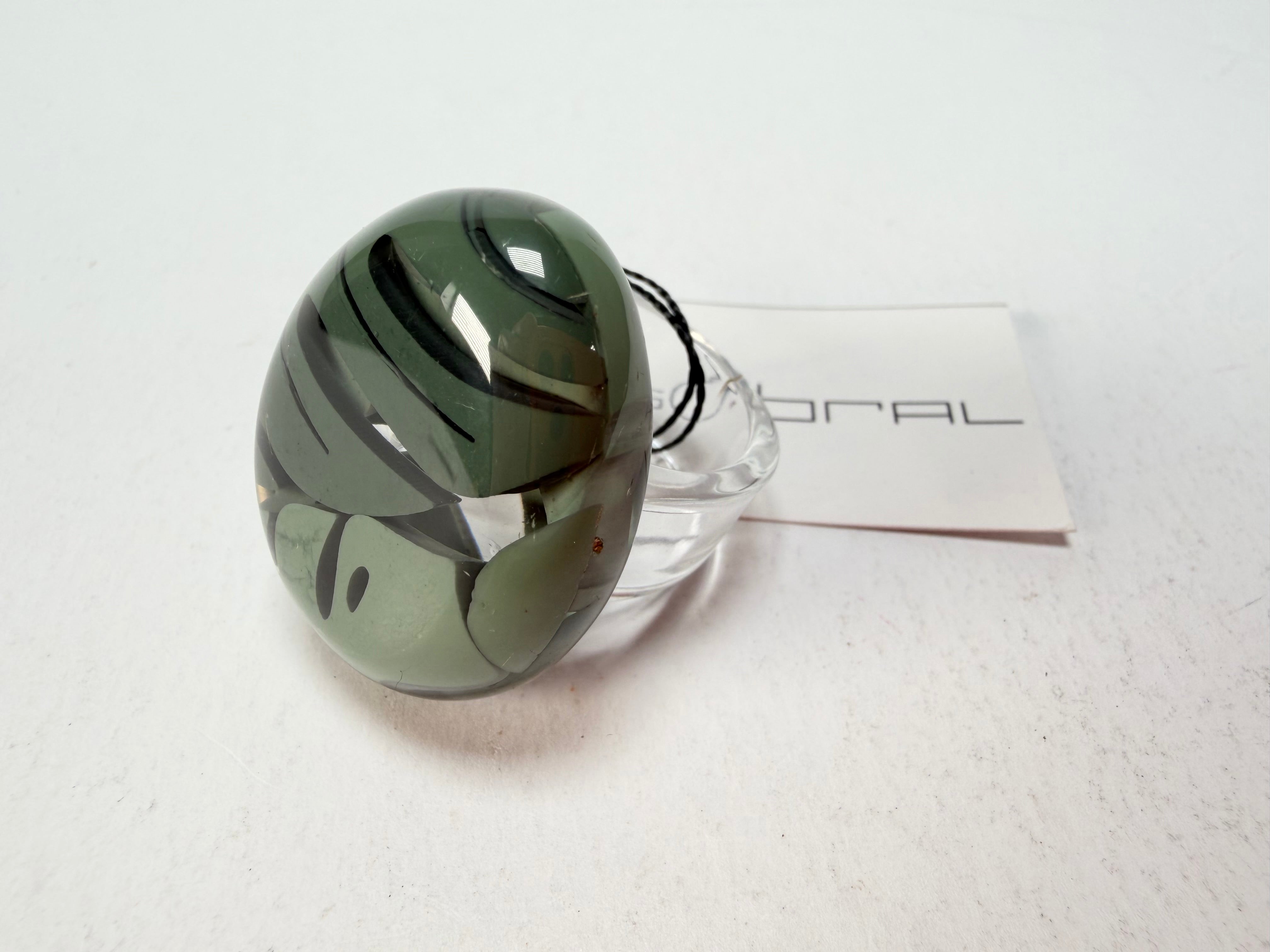 Sobral - Costela de Adão "Eva" Resin Ring ( 005528 ) - Size UK S / US 9