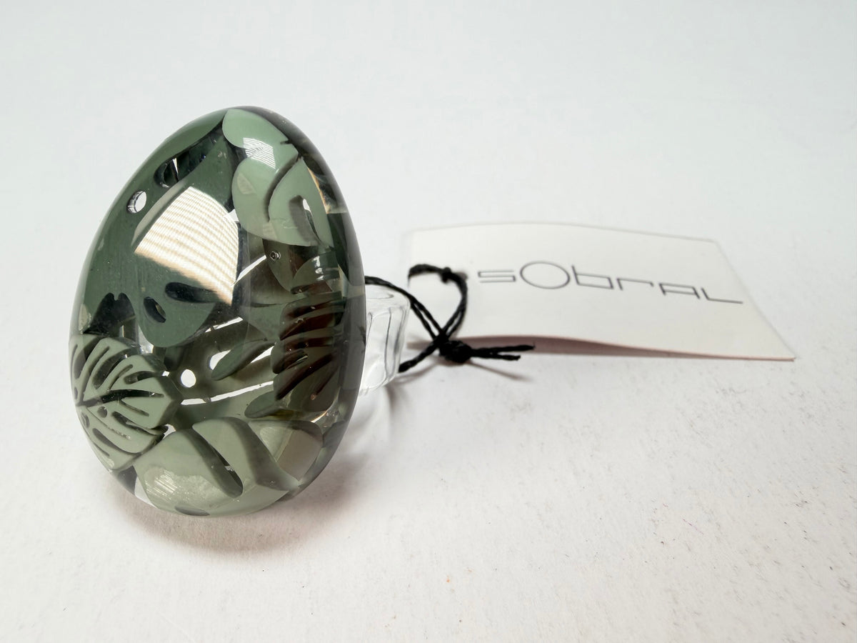 Sobral - Costela de Adão "Eva" Resin Ring ( 005528 ) - Size UK V / US 10.5