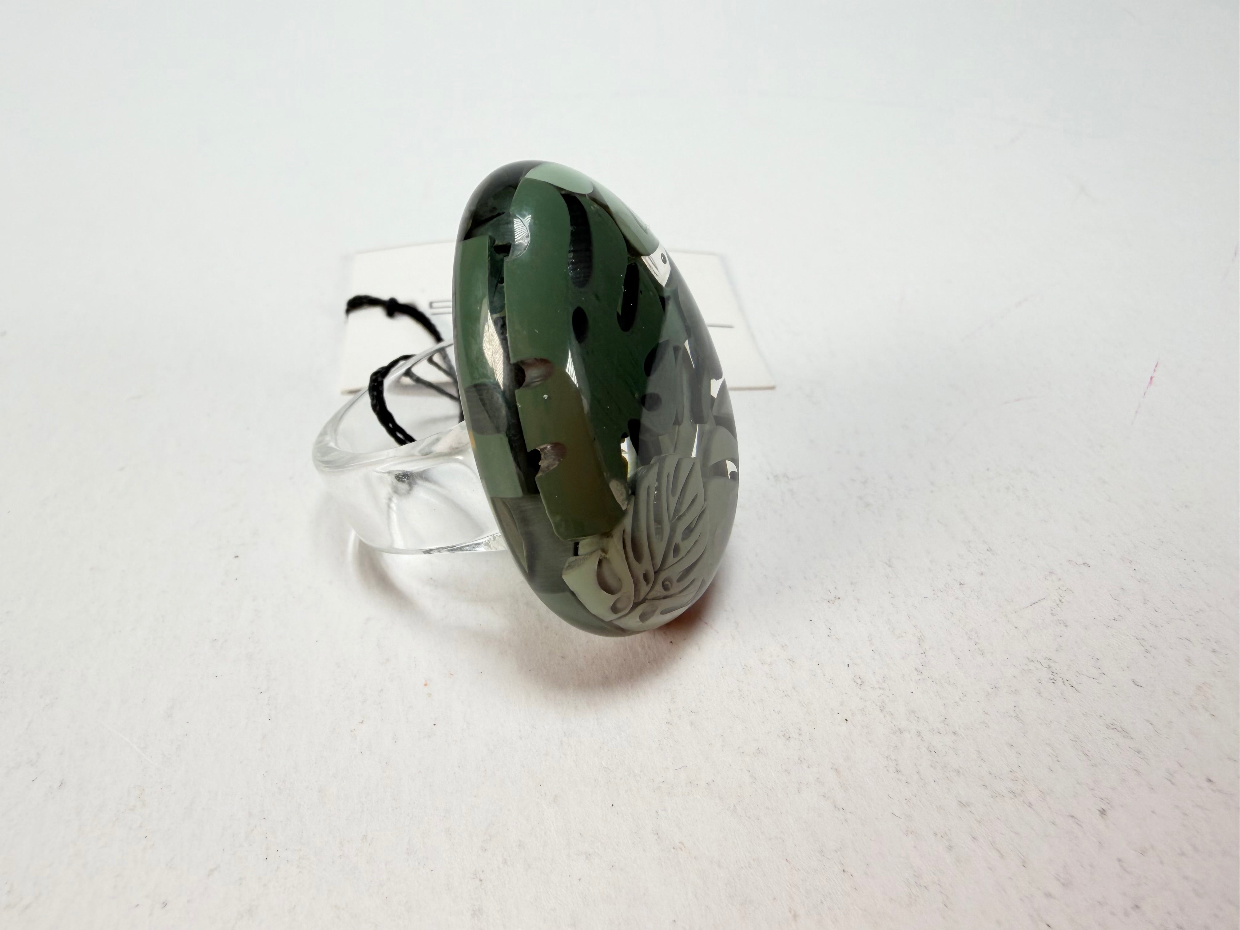 Sobral - Costela de Adão "Eva" Resin Ring ( 005528 ) - Size UK V / US 10.5