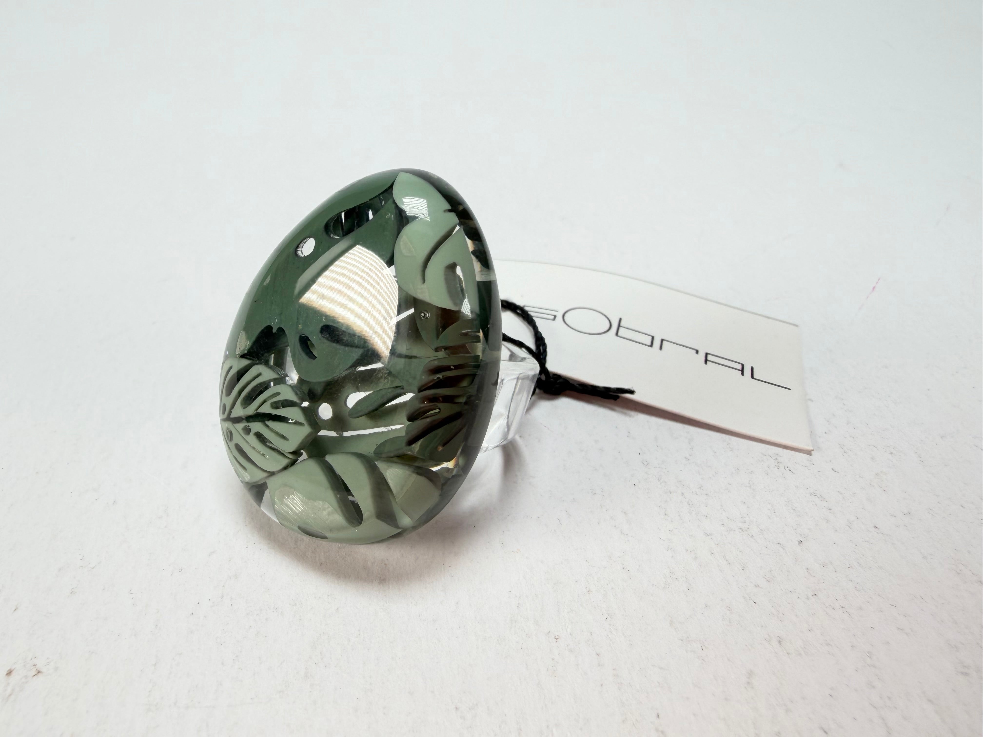 Sobral - Costela de Adão "Eva" Resin Ring ( 005528 ) - Size UK V / US 10.5