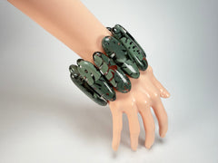 Sobral - Costela de Adão "Leaf" Elasticated Resin Bracelet ( 005520 )