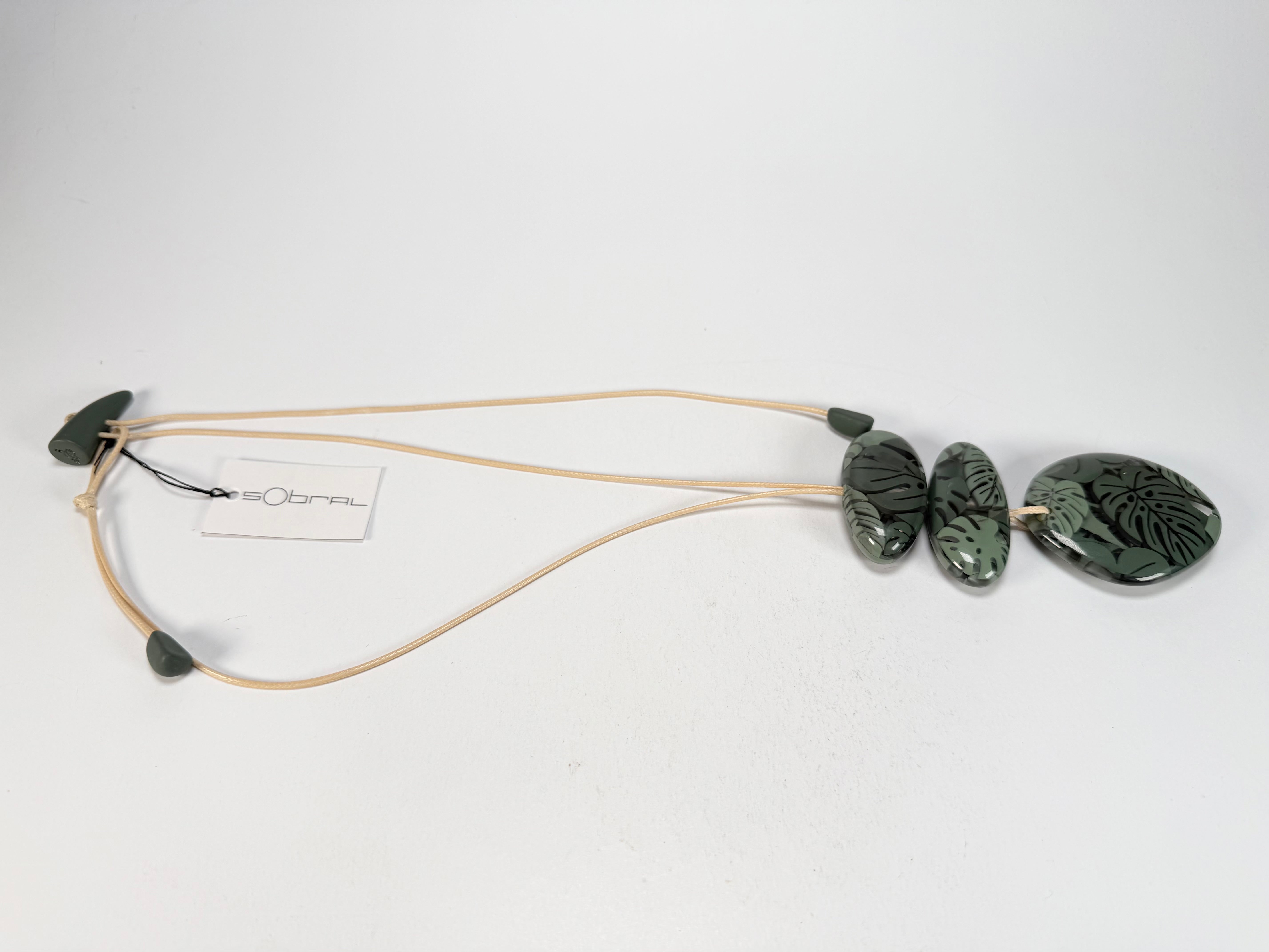 Sobral - Costela de Adão "Ancestral" Resin Necklace ( 005027 )