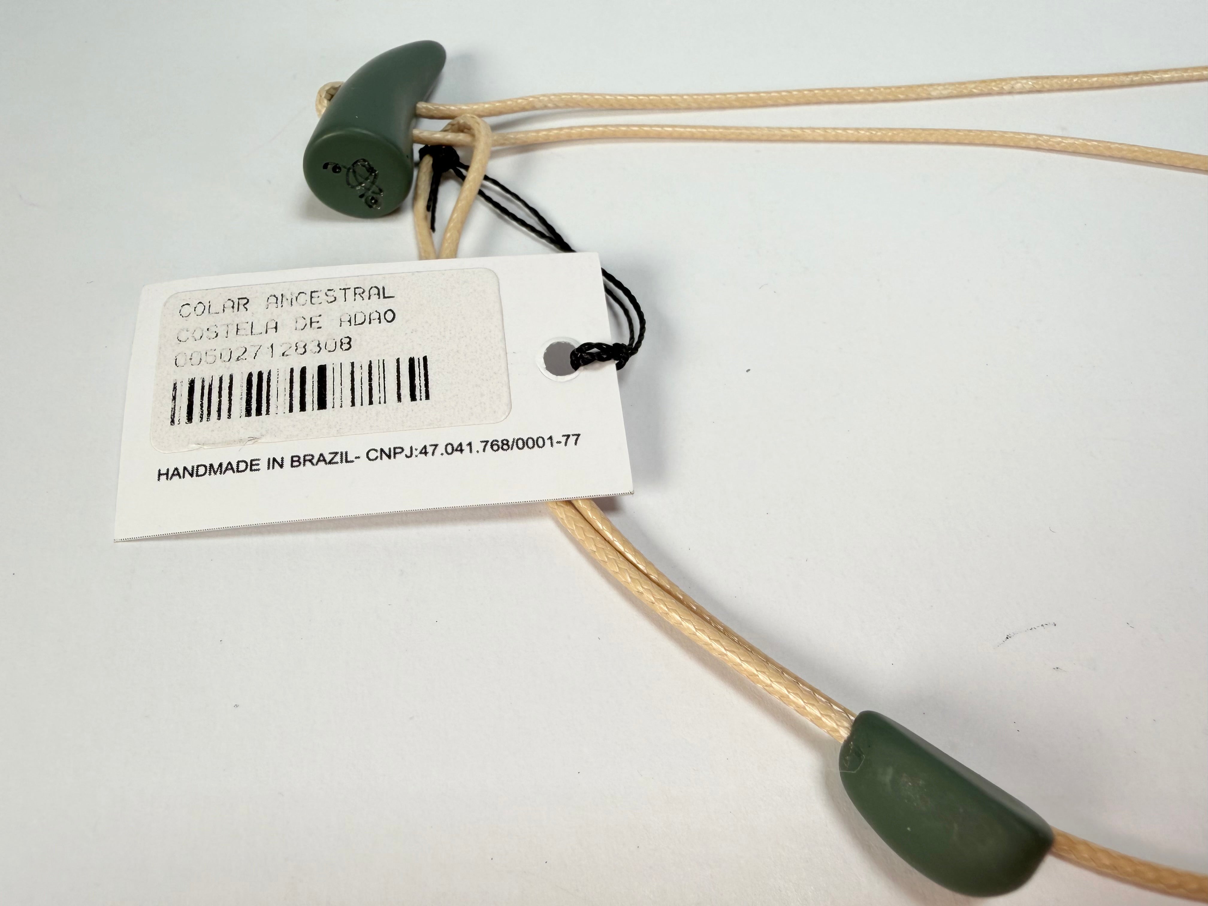 Sobral - Costela de Adão "Ancestral" Resin Necklace ( 005027 )