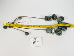 Sobral - Costela de Adão "Leaf" Resin Necklace ( 005527 )