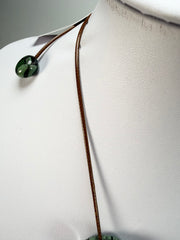 Sobral - Costela de Adão "Leaf" Resin Necklace ( 005527 )