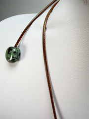 Sobral - Costela de Adão "Leaf" Resin Necklace ( 005527 )