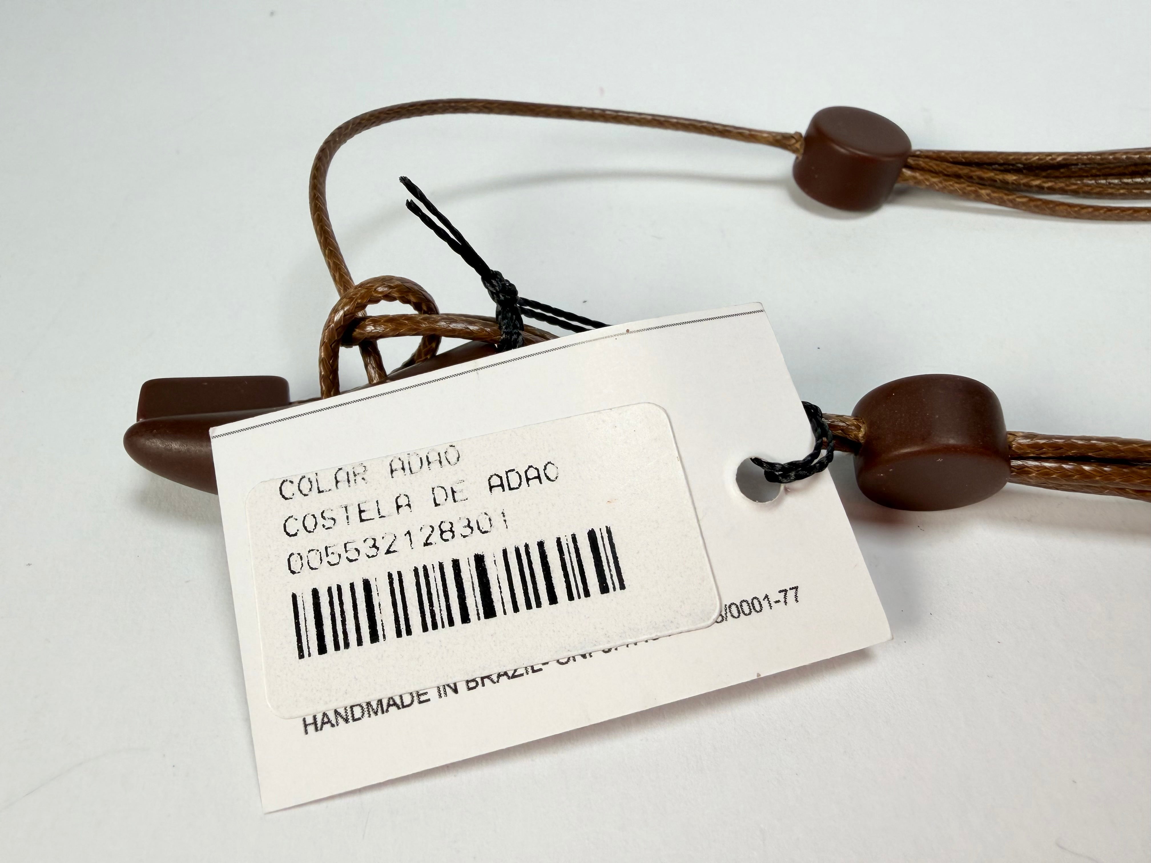 Sobral - Costela de Adão "Adão" Resin Necklace ( 005532 )