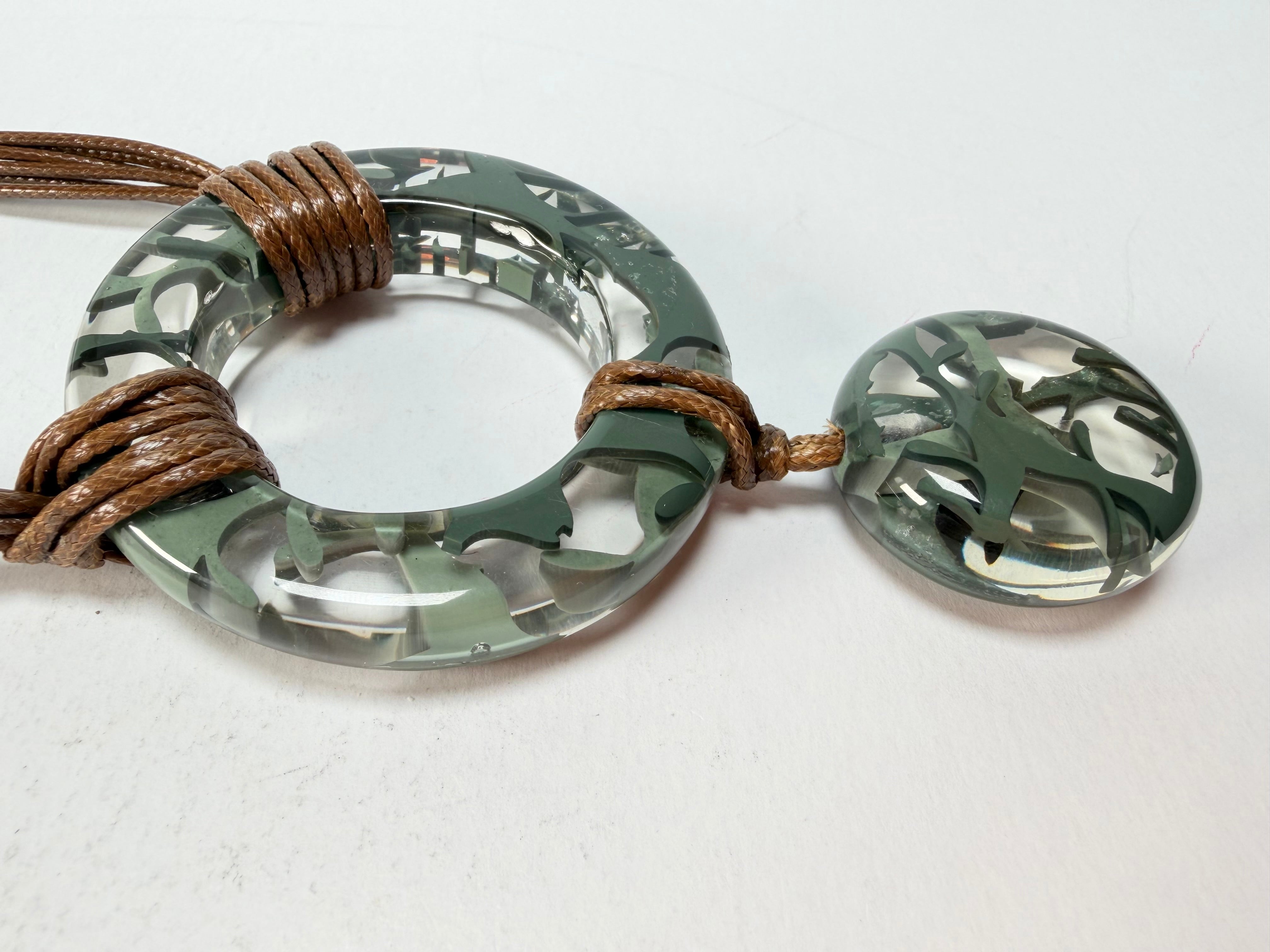 Sobral - Costela de Adão "Adão" Resin Necklace ( 005532 )