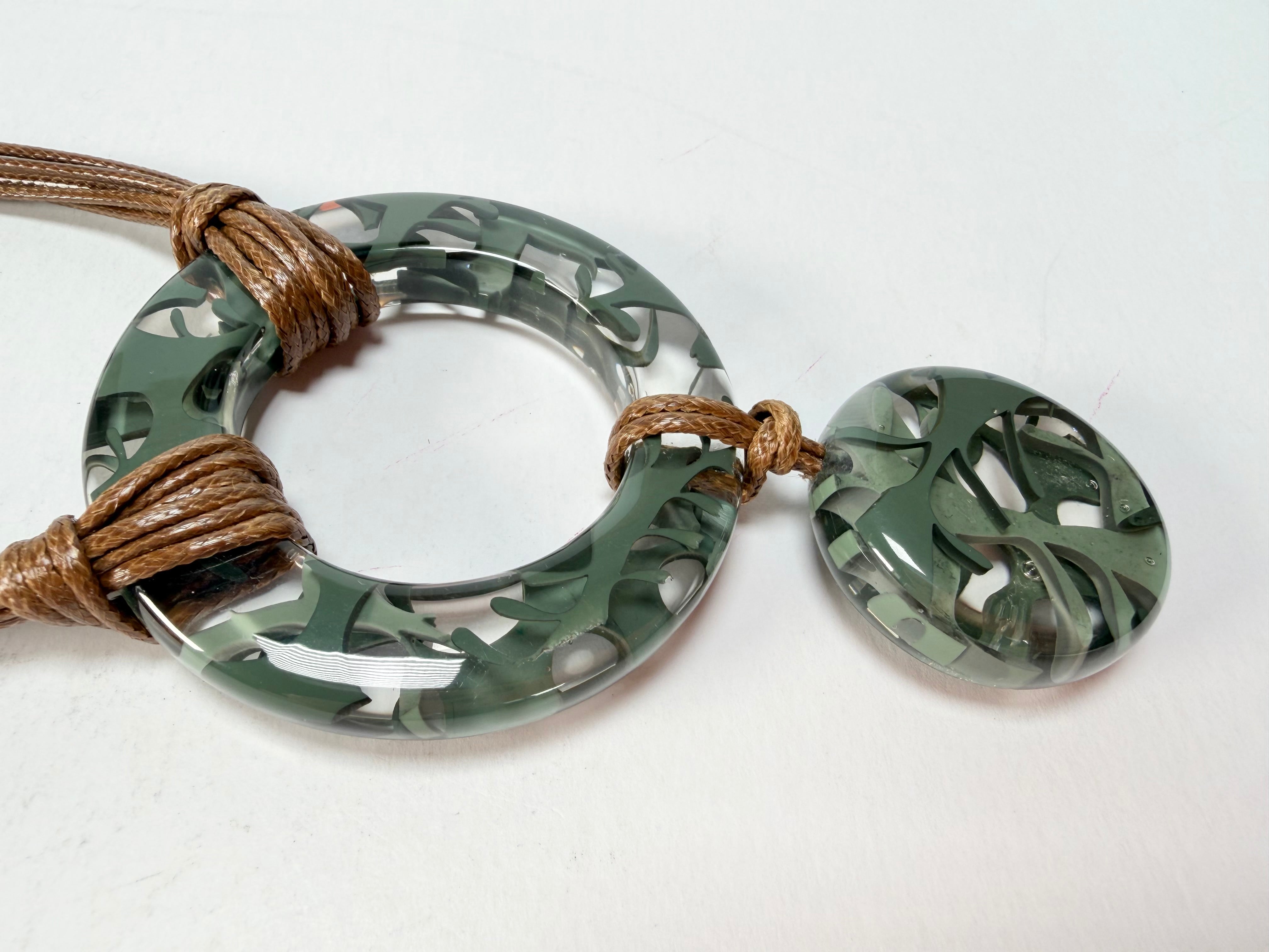 Sobral - Costela de Adão "Adão" Resin Necklace ( 005532 )
