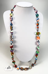 Sobral - Multi-Colour "Wave Onda" Resin Necklace ( 005327 )