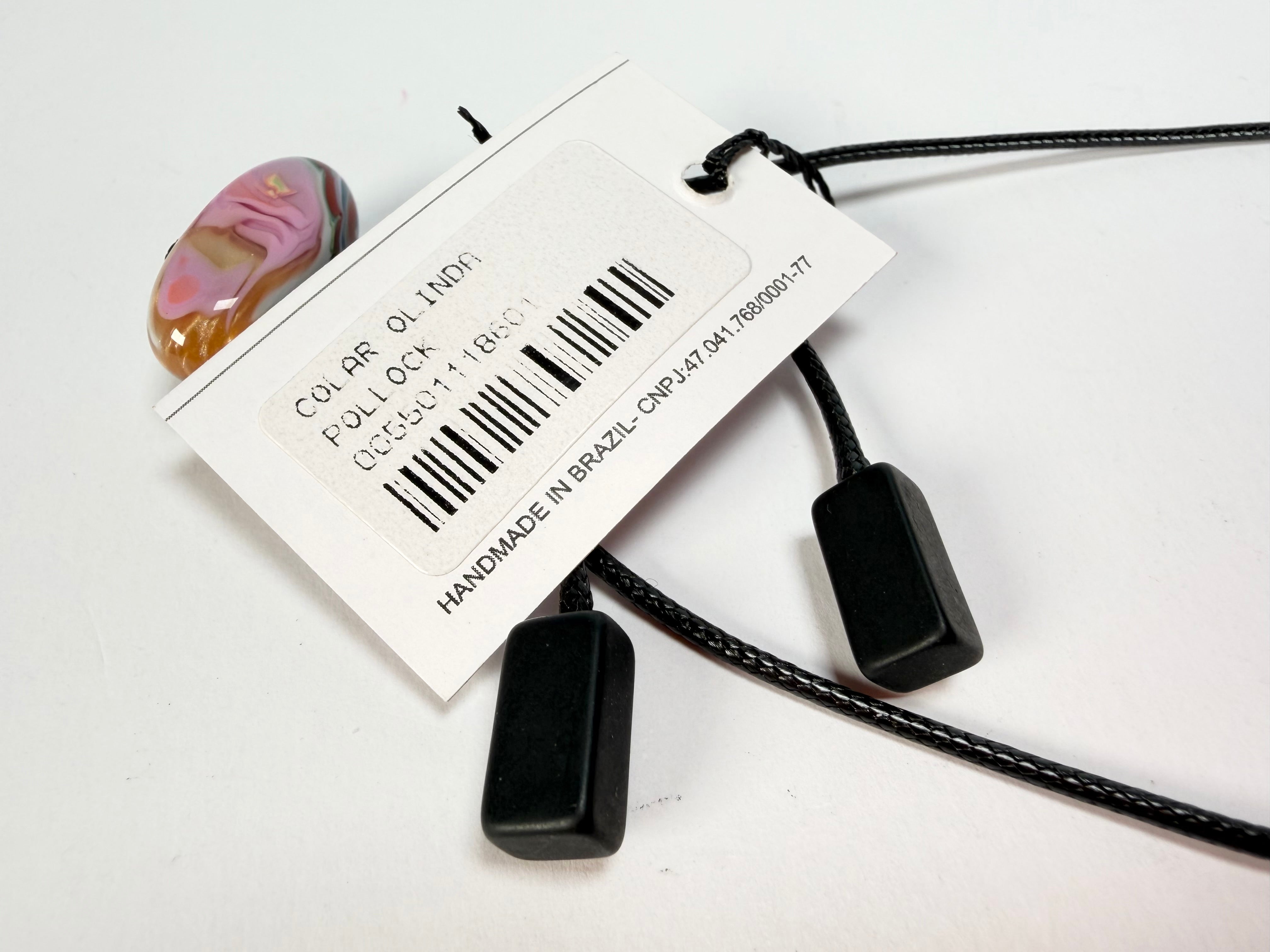 Sobral - Multi-Colour "Olinda Efeitos" Pollock Resin Necklace ( 005501 )