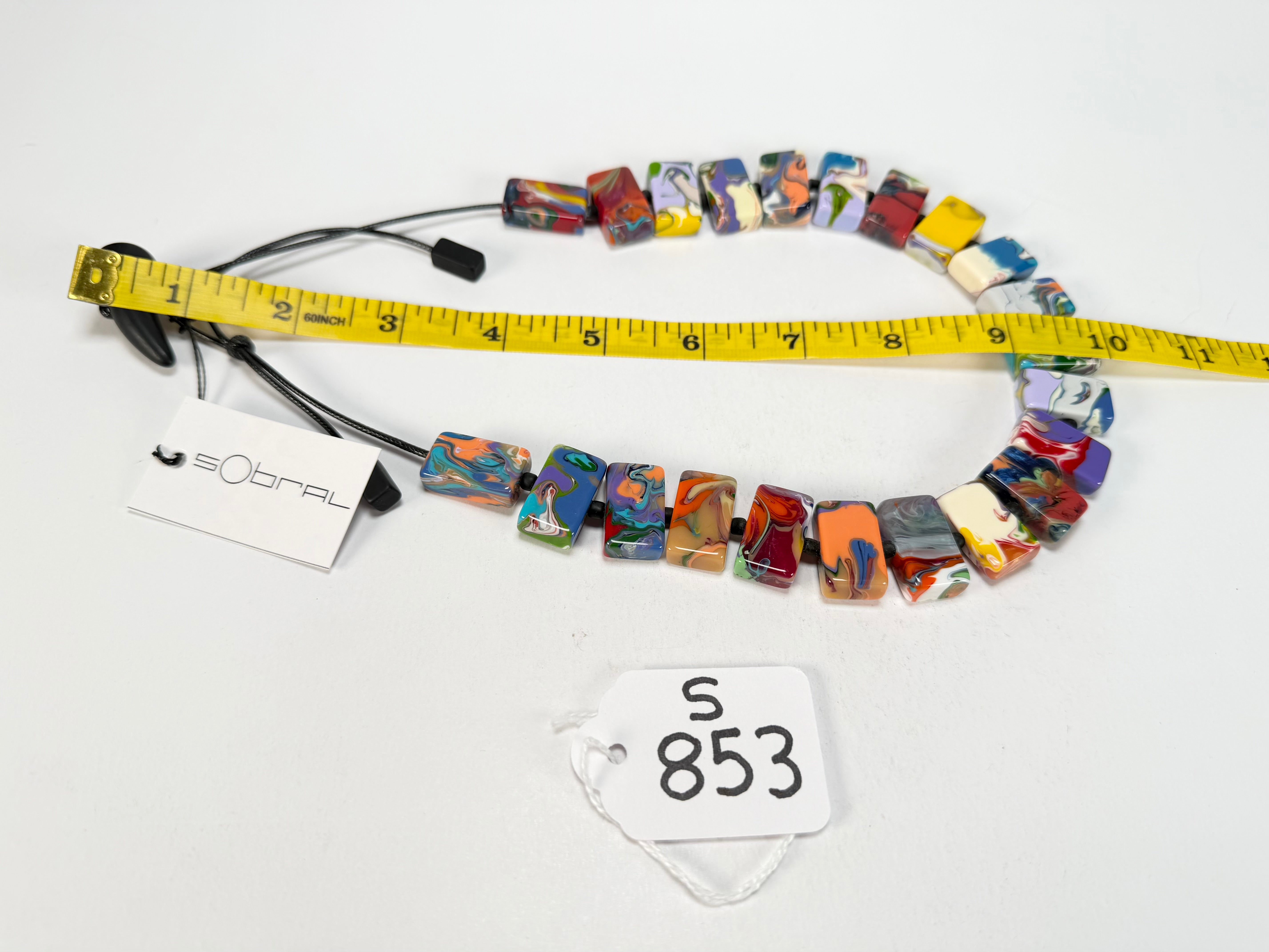 Sobral - Multi-Colour "Rachel" Pollock Resin Necklace ( 000034 )