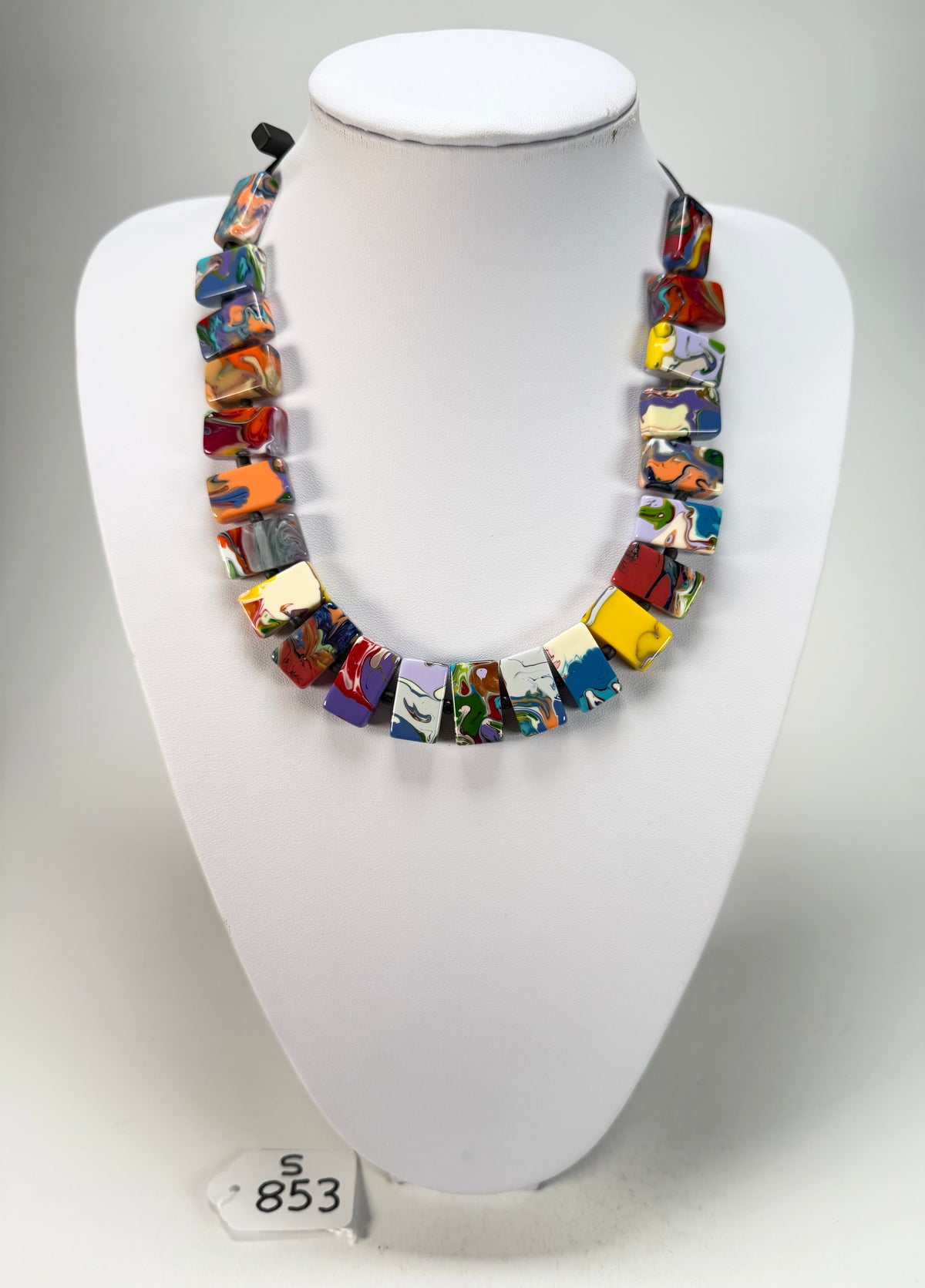 Sobral - Multi-Colour "Rachel" Pollock Resin Necklace ( 000034 )