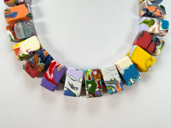 Sobral - Multi-Colour "Rachel" Pollock Resin Necklace ( 000034 )