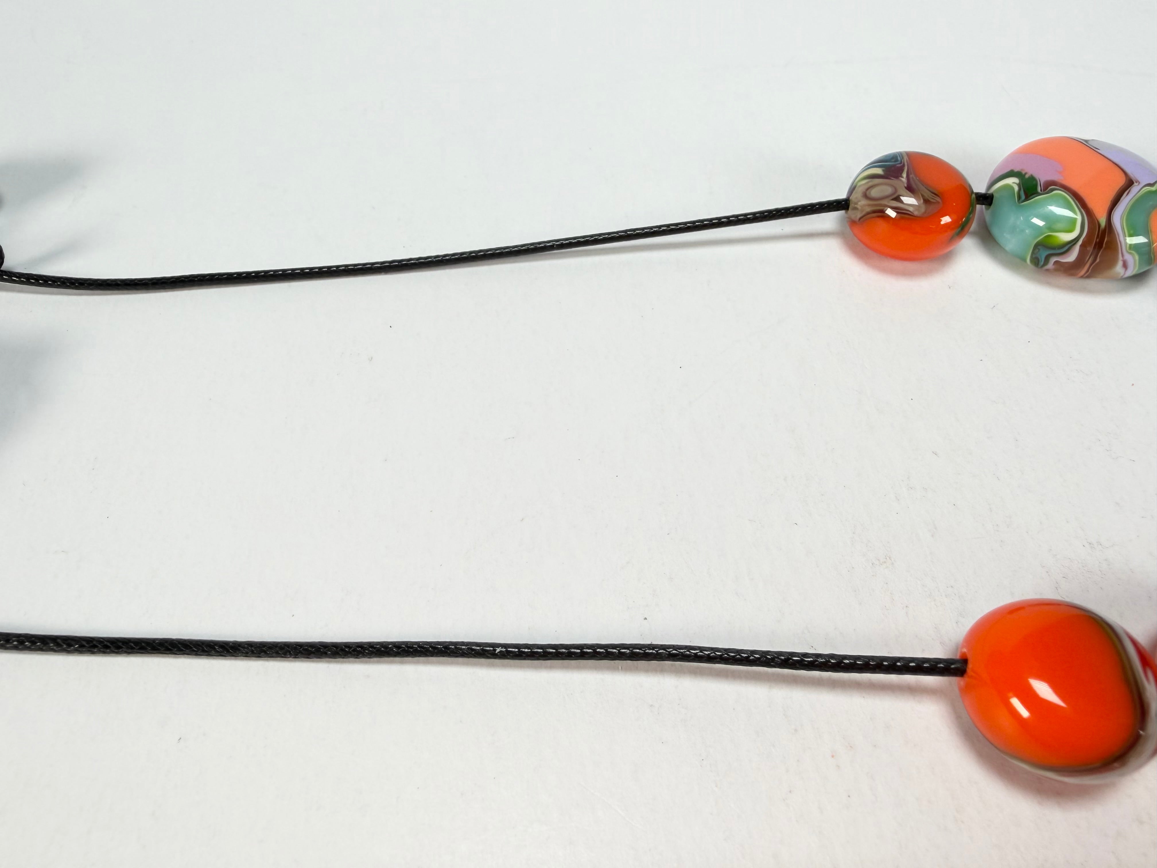 Sobral - Multi-Colour "Olinda Efeitos" Pollock Resin Necklace ( 005501 )