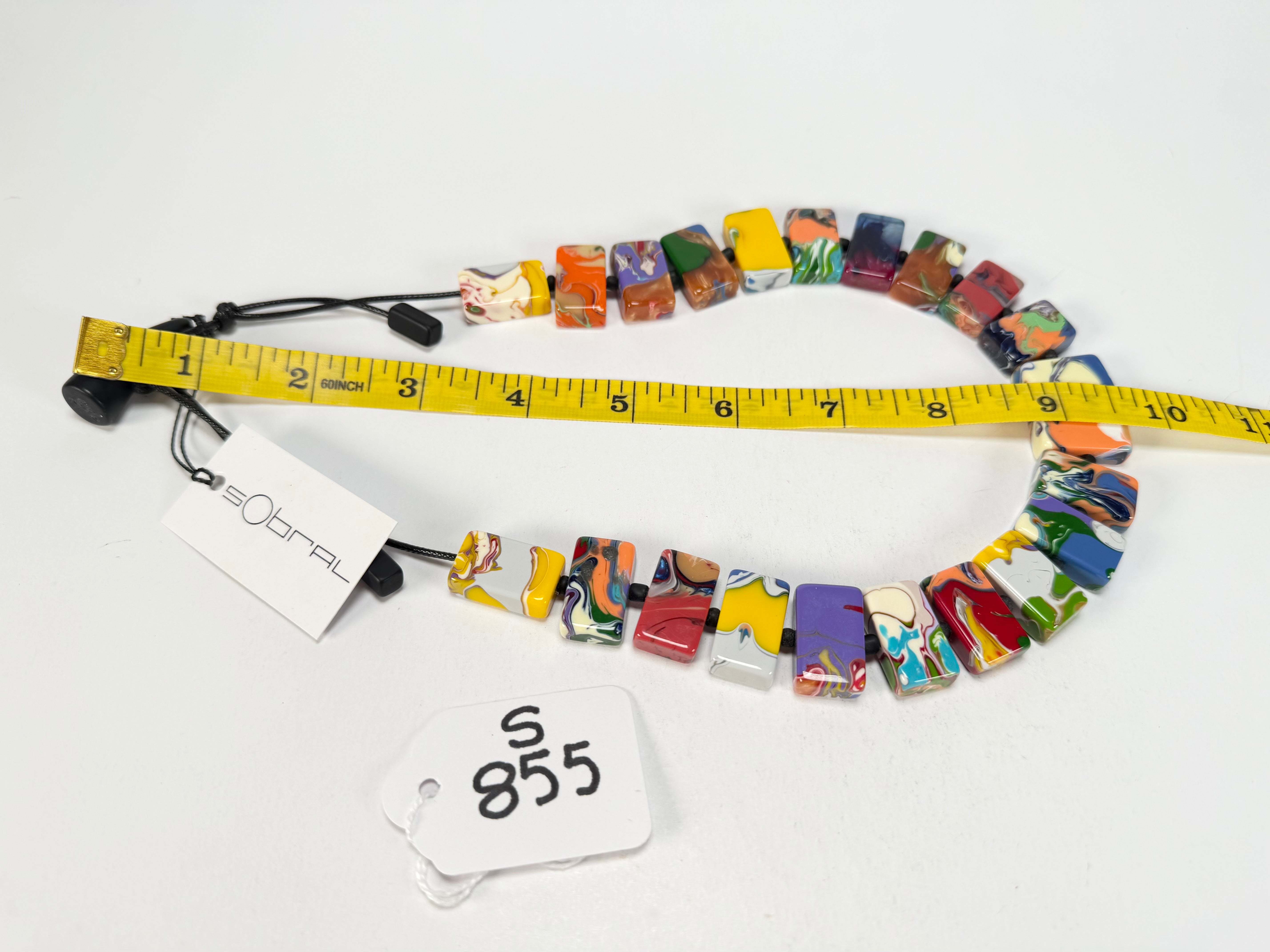 Sobral - Multi-Colour "Rachel" Pollock Resin Necklace ( 000034 )