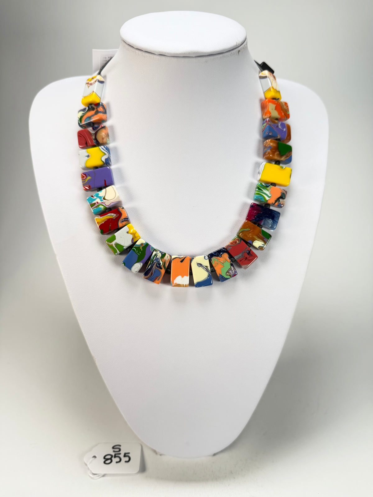 Sobral - Multi-Colour "Rachel" Pollock Resin Necklace ( 000034 )