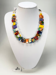 Sobral - Multi-Colour "Rachel" Pollock Resin Necklace ( 000034 )