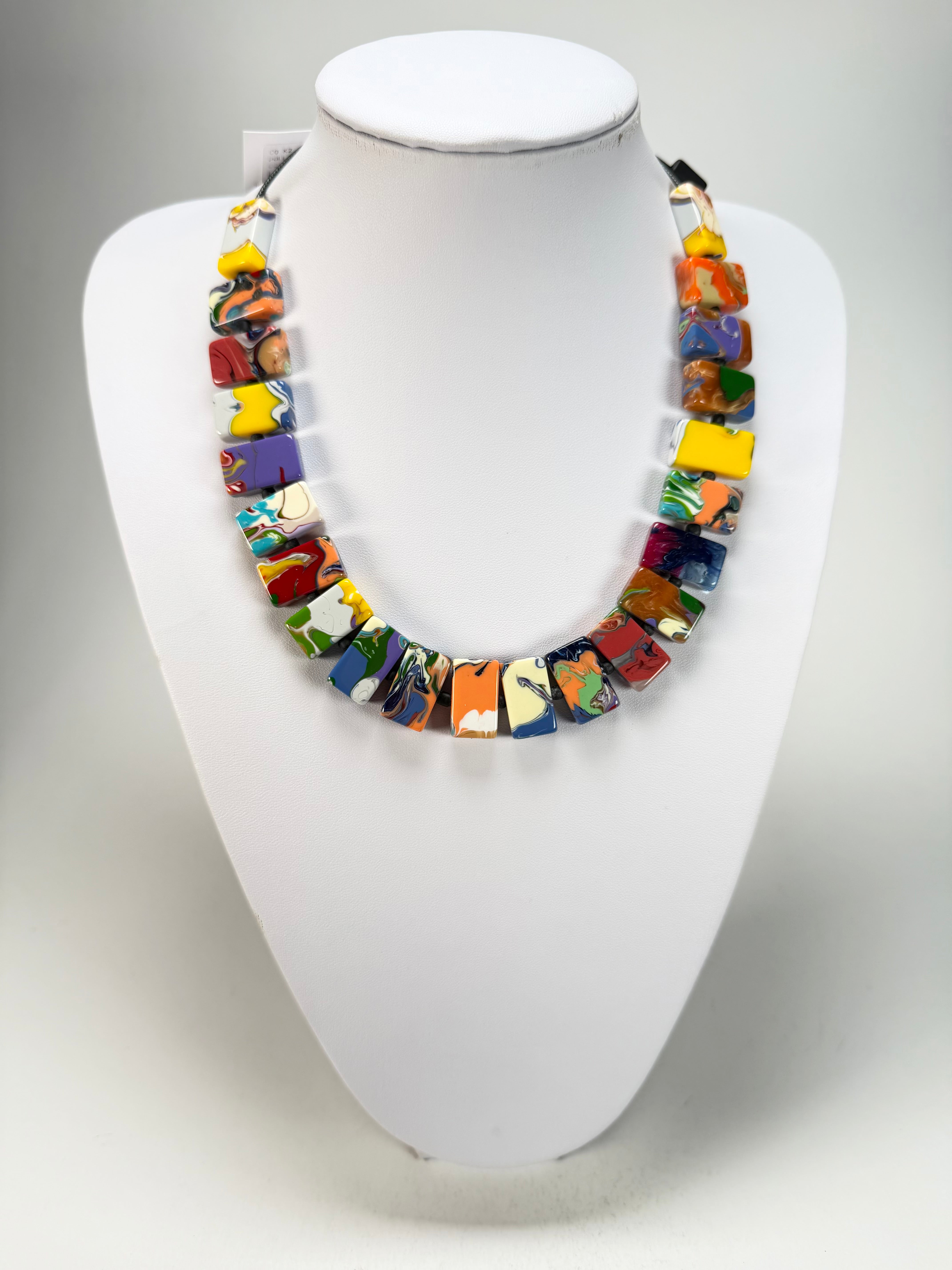 Sobral - Multi-Colour "Rachel" Pollock Resin Necklace ( 000034 )
