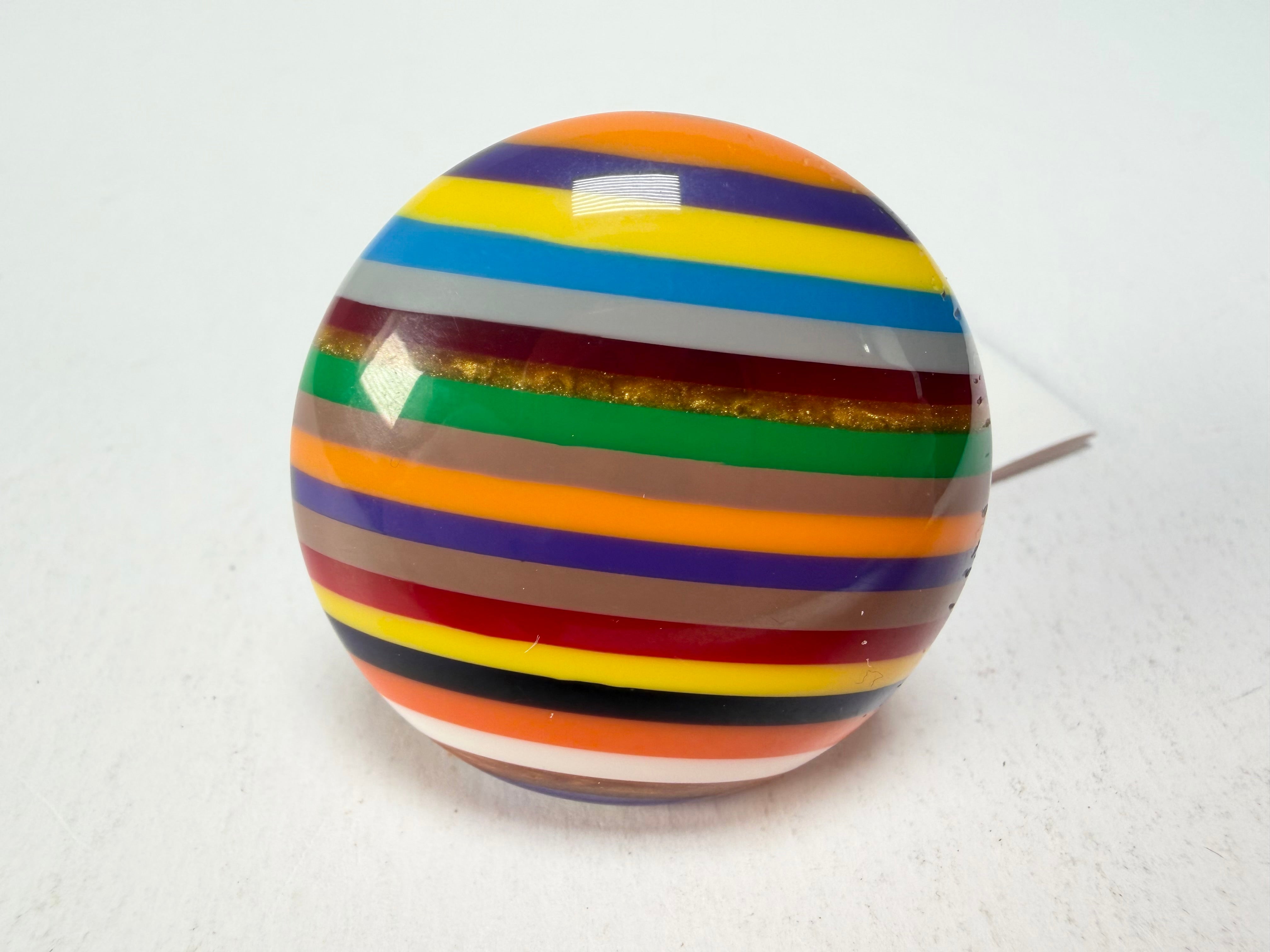 Sobral - Pop Art "Bead Efeitos" Resin Ring ( 004764 ) - Size UK N / US 7