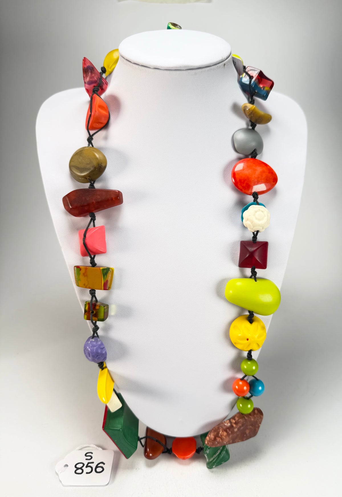 Sobral - Indiana "Aventuras" Mix Multicor 110cm Resin Necklace ( 000038 )