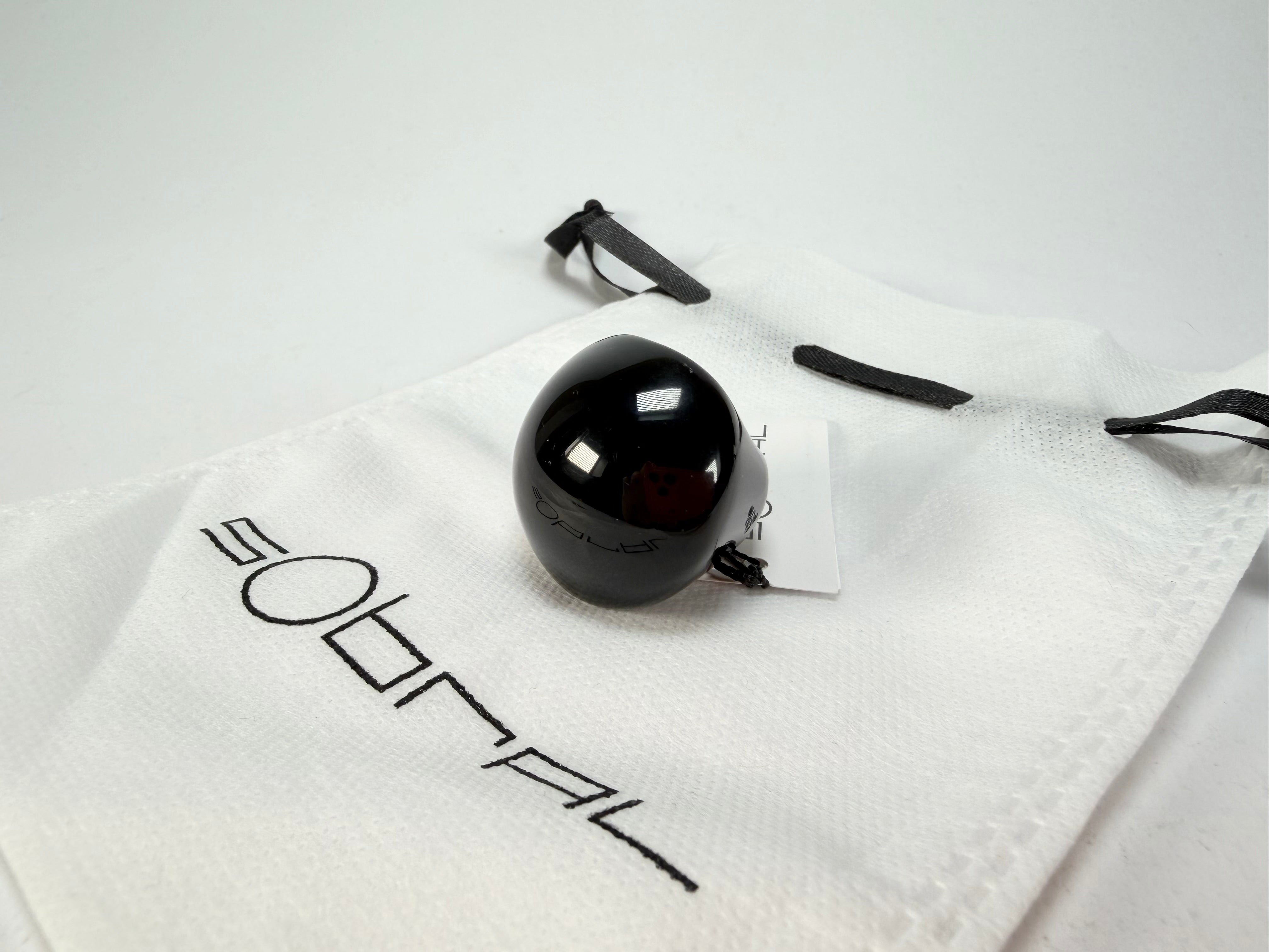 Sobral - Mix 2023 "Sintonia" Black Resin Ring ( 003598 ) - Size UK S / US 9