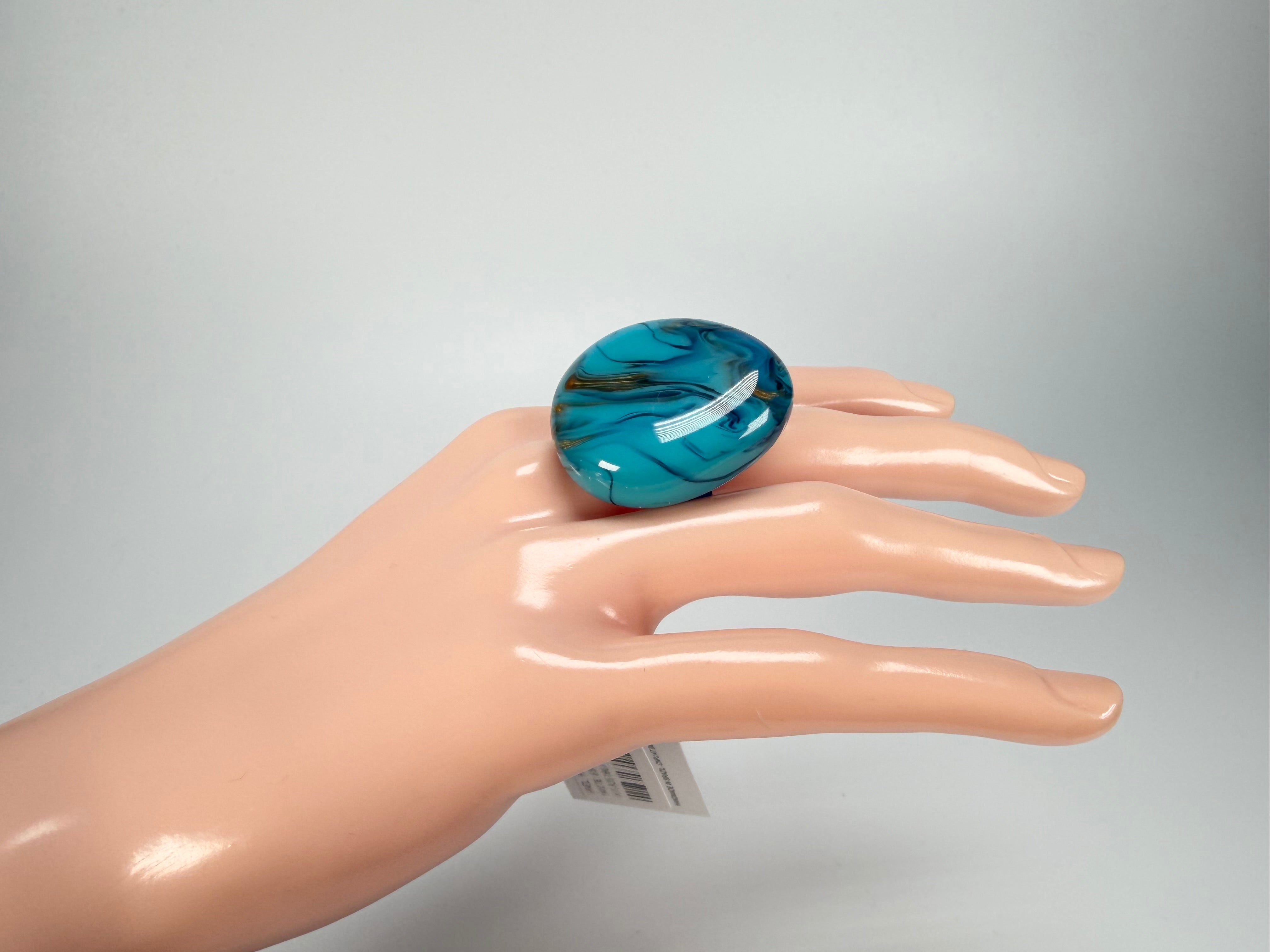 Sobral - Noite Estrelada "Kintai" Resin Ring ( 005305 ) - Size UK O / US 7
