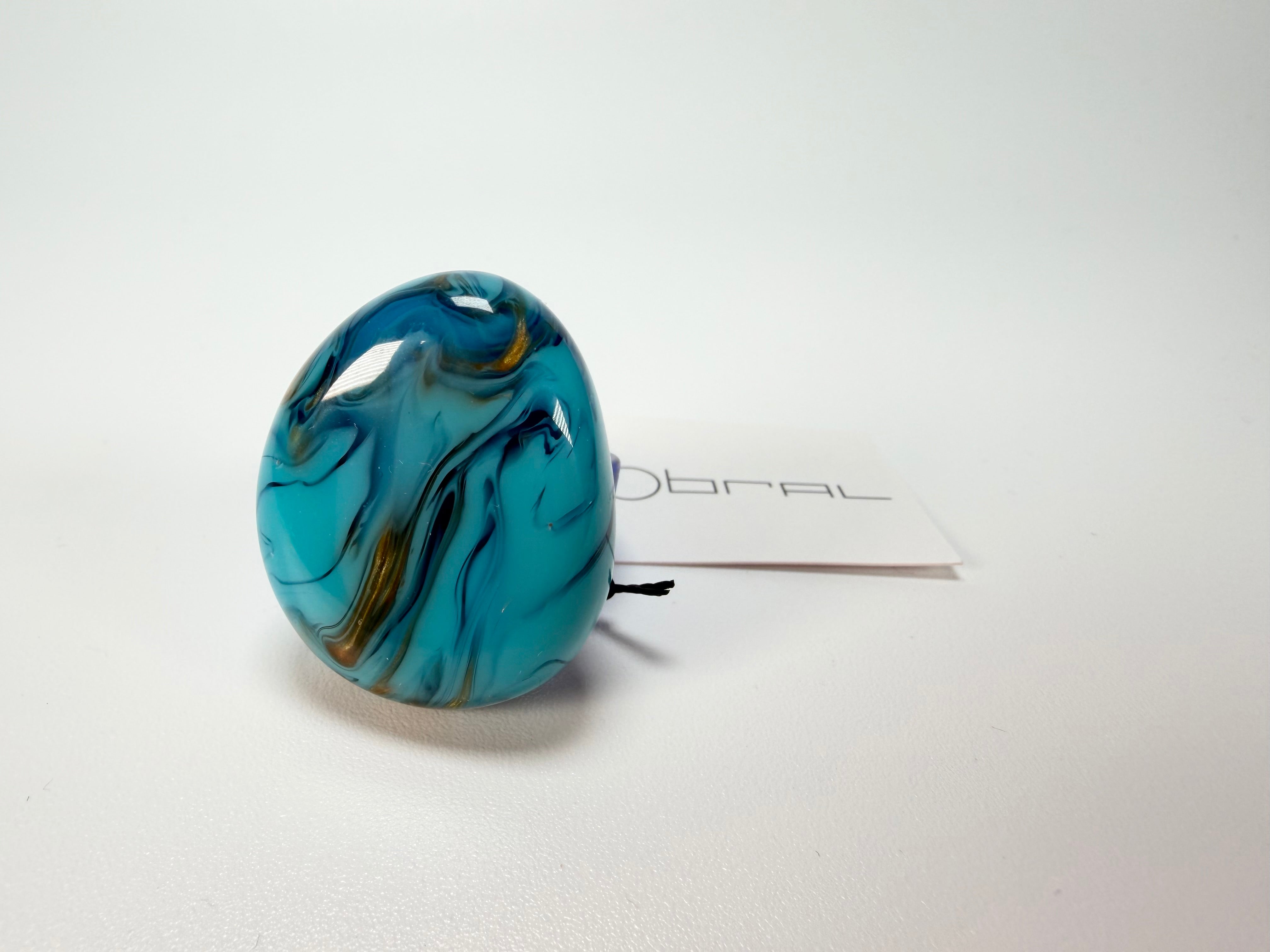Sobral - Noite Estrelada "Kintai" Resin Ring ( 005305 ) - Size UK O / US 7